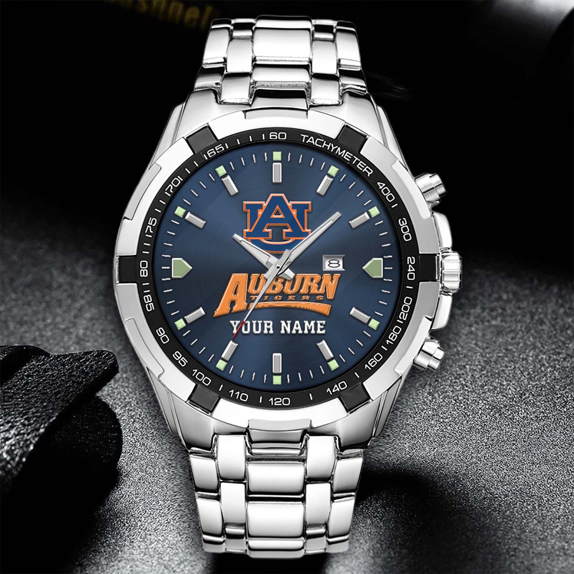 Alternative view of Auburn Tigers Alloy Men Quartz Watch Custom Your Name, Sport Men Watch, FootBall Fan Gifts EHIVM-02261048
