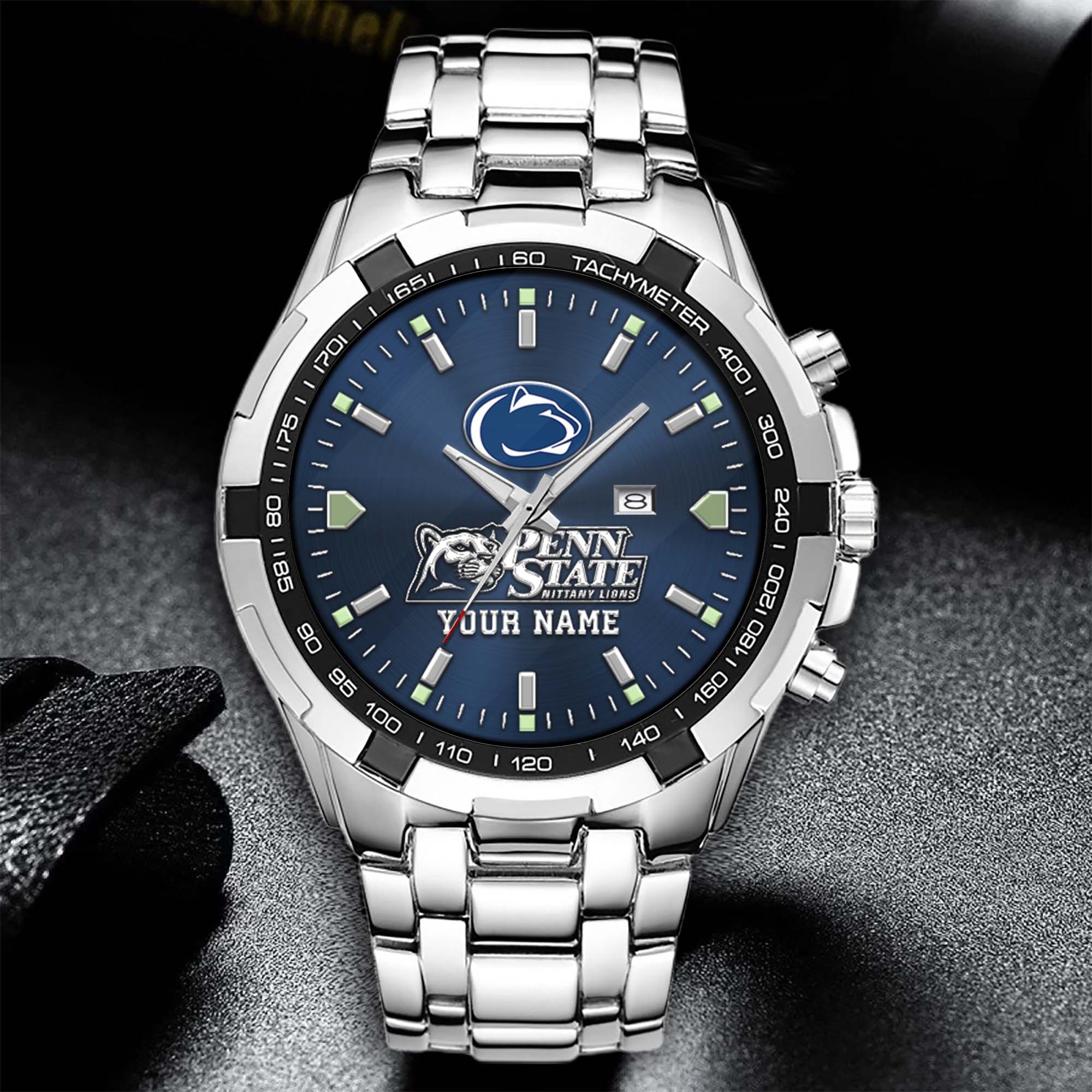 Alternative view of Penn State Nittany Lions Alloy Men Quartz Watch Custom Your Name, Sport Men Watch, FootBall Fan Gifts EHIVM-02261048