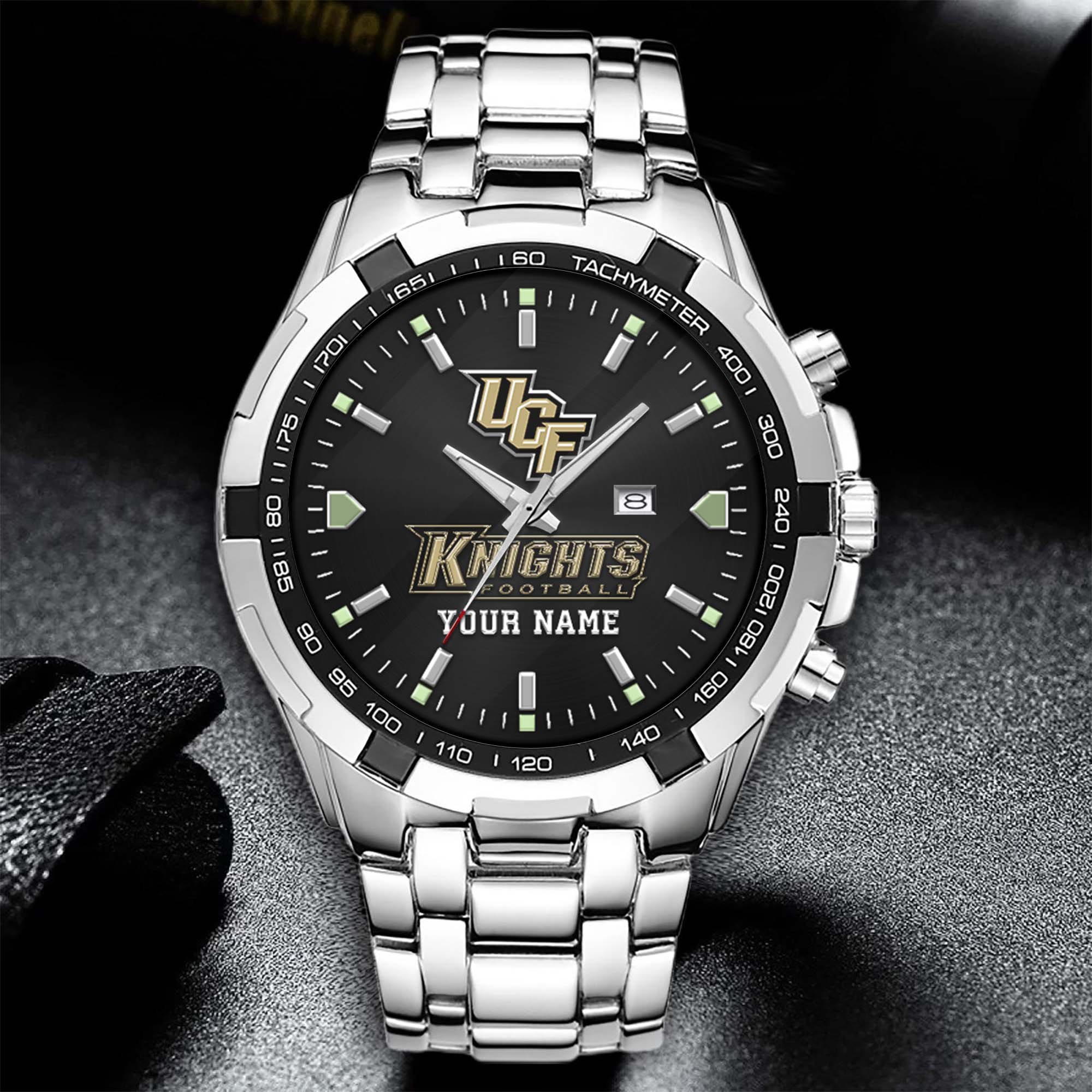 Alternative view of UCF Knights Alloy Men Quartz Watch Custom Your Name, Sport Men Watch, FootBall Fan Gifts EHIVM-02261048