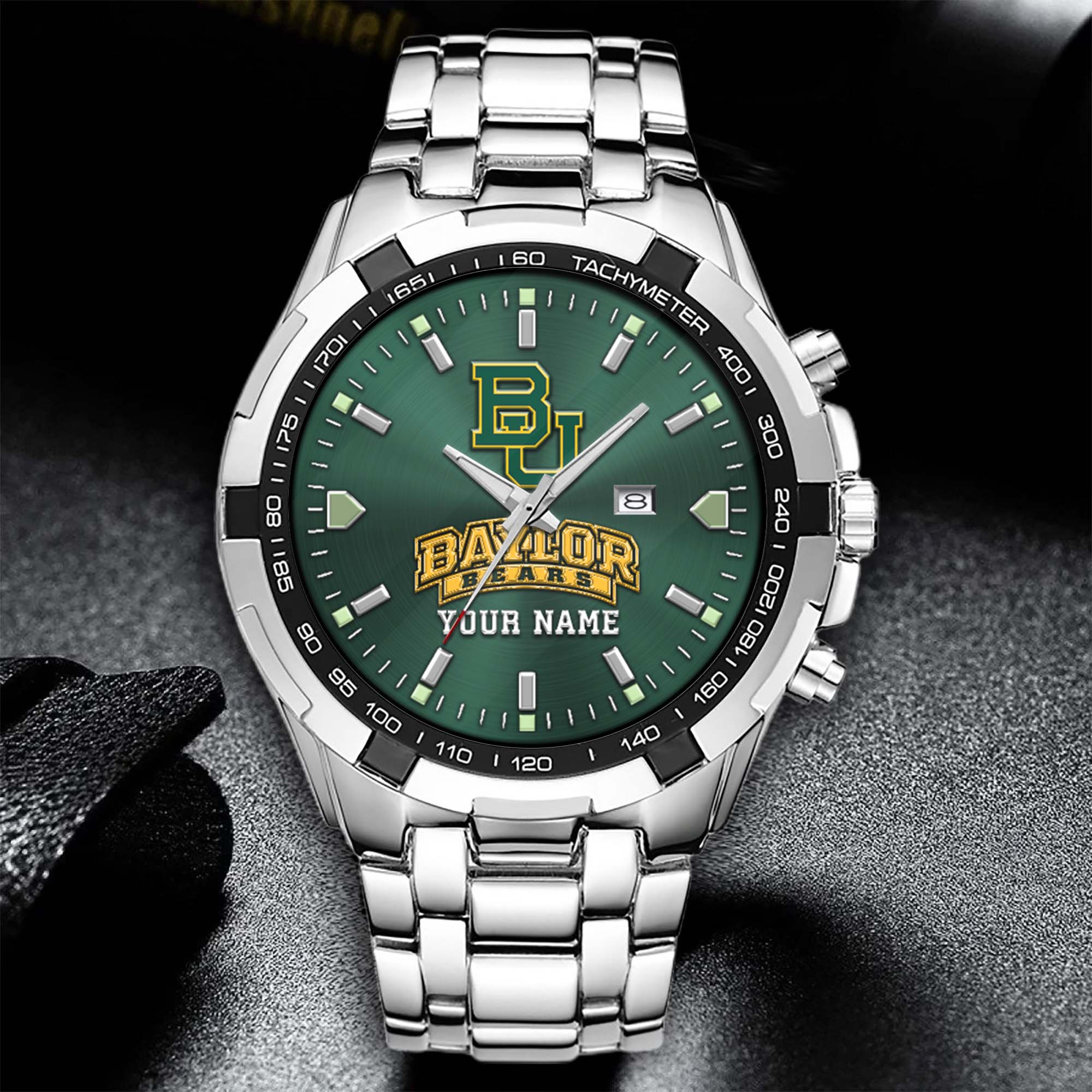 Alternative view of Baylor Bears Alloy Men Quartz Watch Custom Your Name, Sport Men Watch, FootBall Fan Gifts EHIVM-02261048