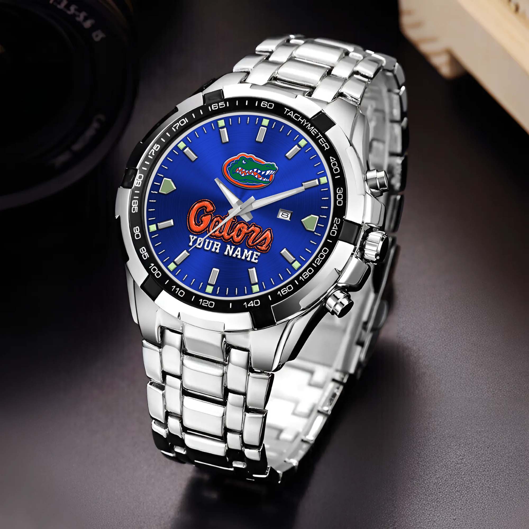 Florida Gators Alloy Men Quartz Watch Custom Your Name, Sport Men Watch, FootBall Fan Gifts EHIVM-02261048