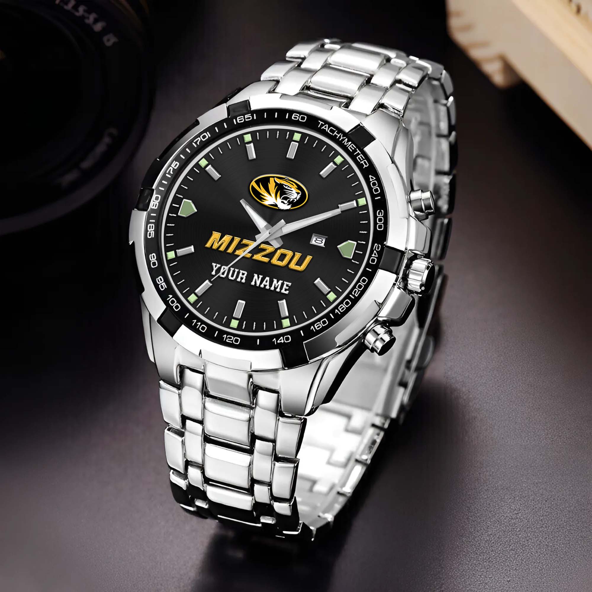 Missouri Tigers Alloy Men Quartz Watch Custom Your Name, Sport Men Watch, FootBall Fan Gifts EHIVM-02261048