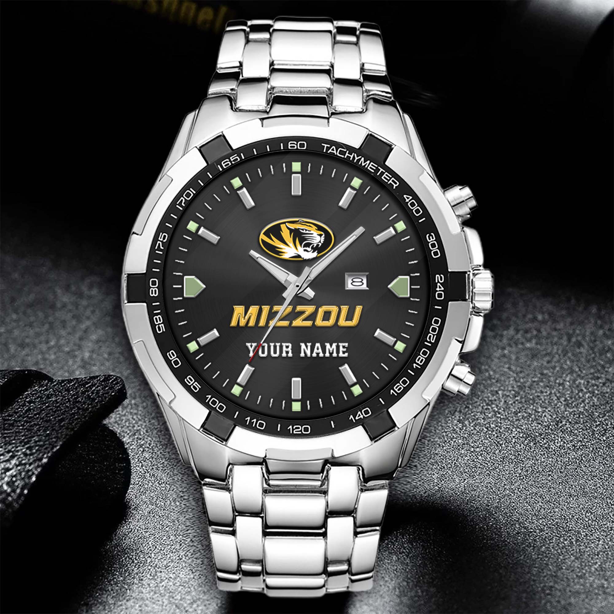 Alternative view of Missouri Tigers Alloy Men Quartz Watch Custom Your Name, Sport Men Watch, FootBall Fan Gifts EHIVM-02261048