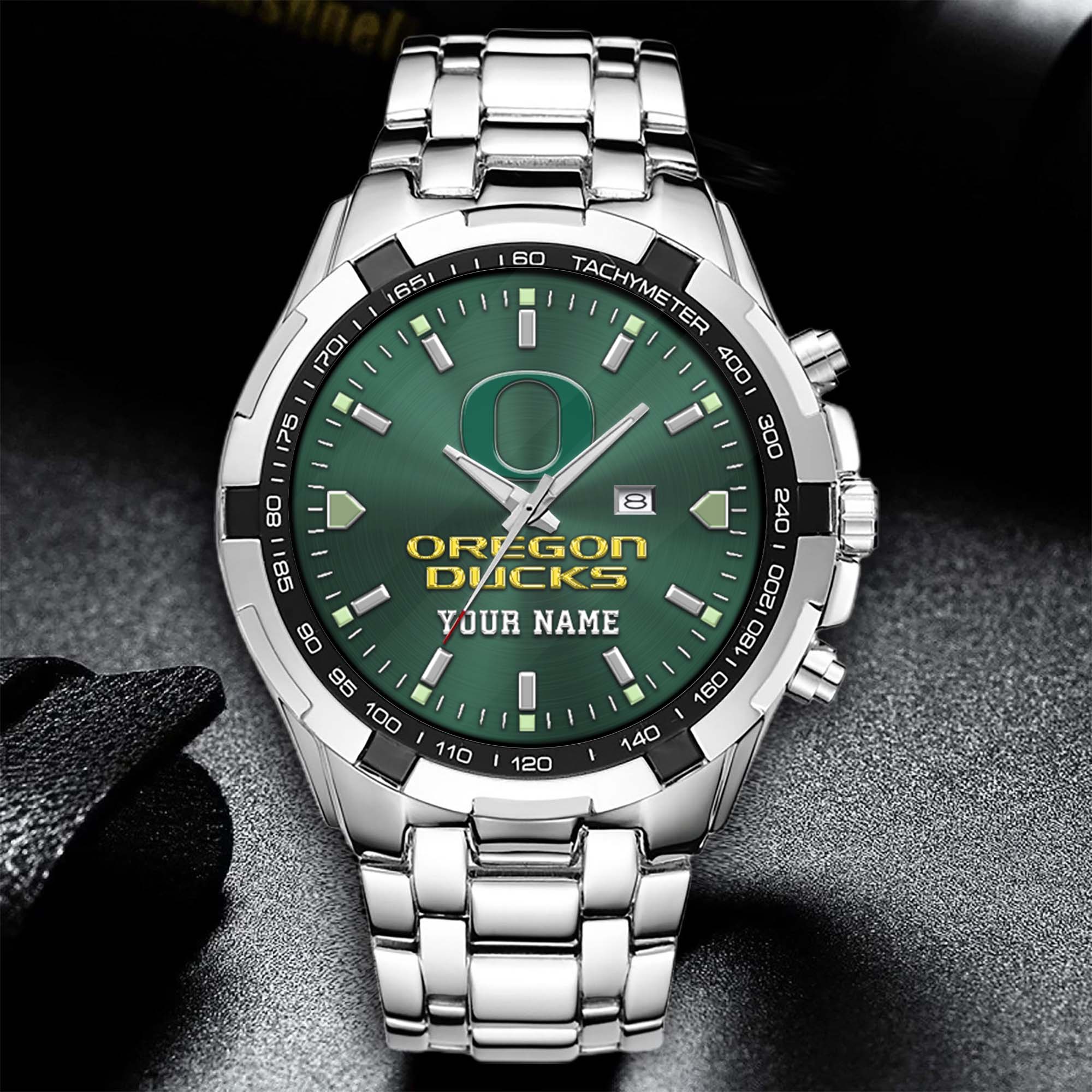 Alternative view of Oregon Ducks Alloy Men Quartz Watch Custom Your Name, Sport Men Watch, FootBall Fan Gifts EHIVM-02261048