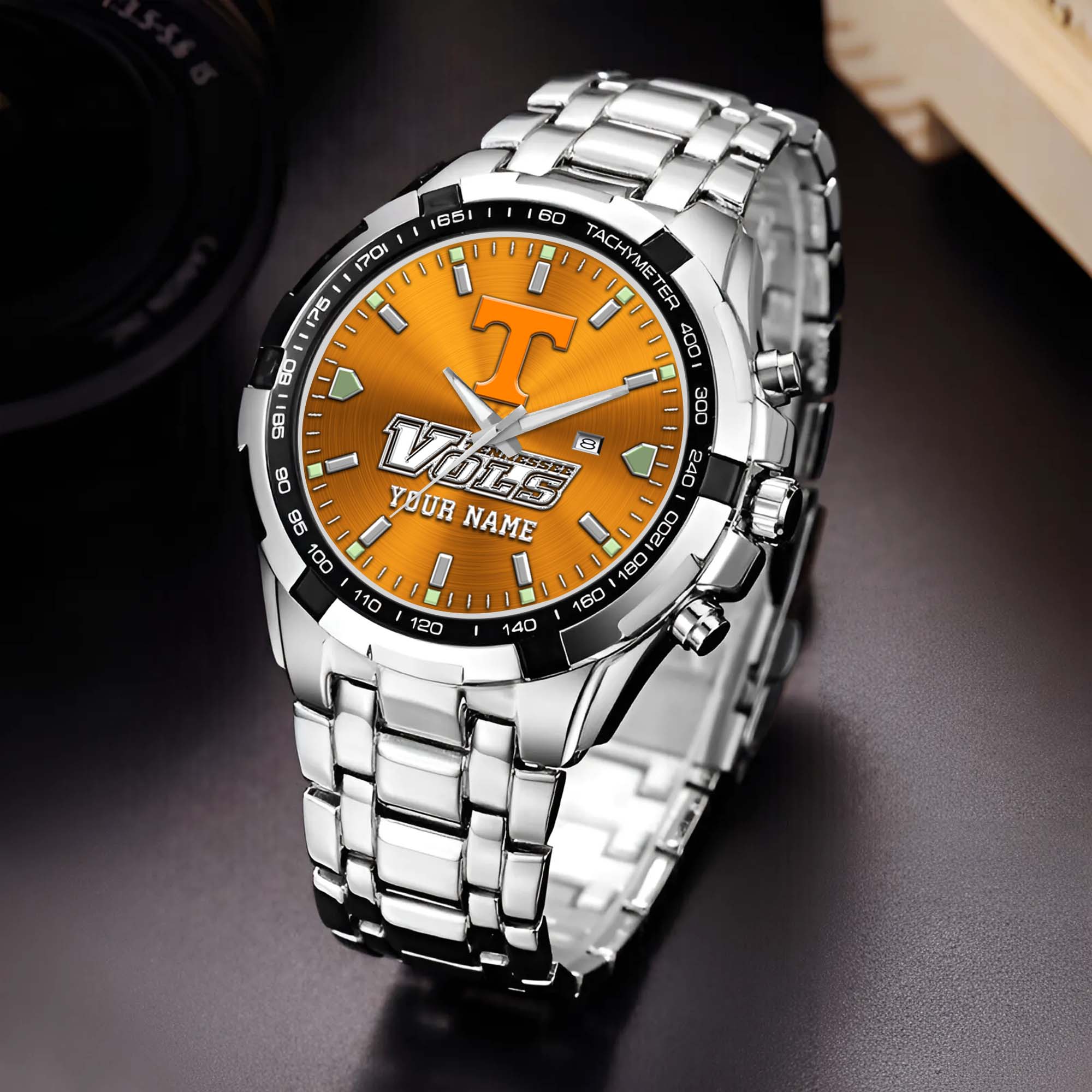 Tennessee Volunteers Alloy Men Quartz Watch Custom Your Name, Sport Men Watch, FootBall Fan Gifts EHIVM-02261048