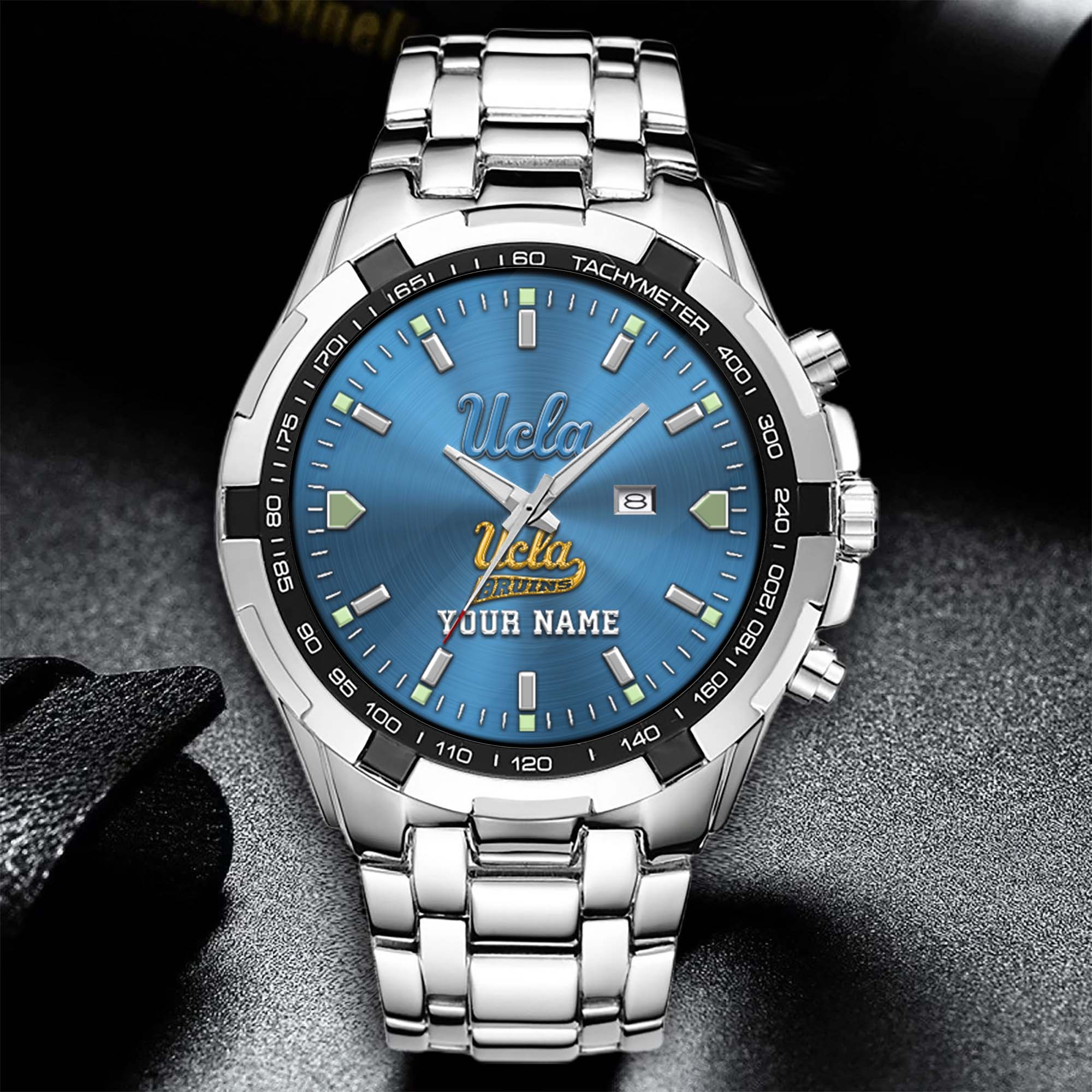 Alternative view of UCLA Bruins Alloy Men Quartz Watch Custom Your Name, Sport Men Watch, FootBall Fan Gifts EHIVM-02261048