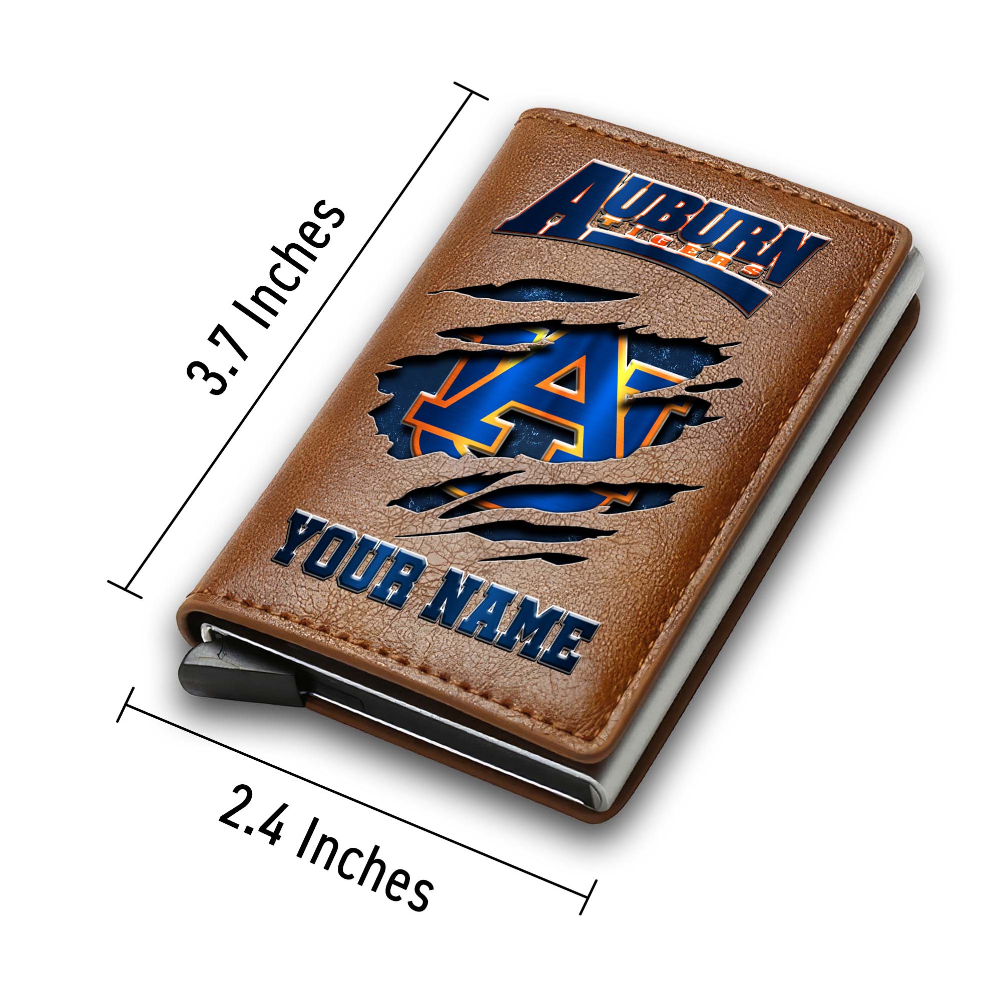 Auburn Tigers Men Wallet Custom Your Name, Football Team Men Wallet For Fans, Gifts For Football Lovers EHIVM-03061172 - Image 5