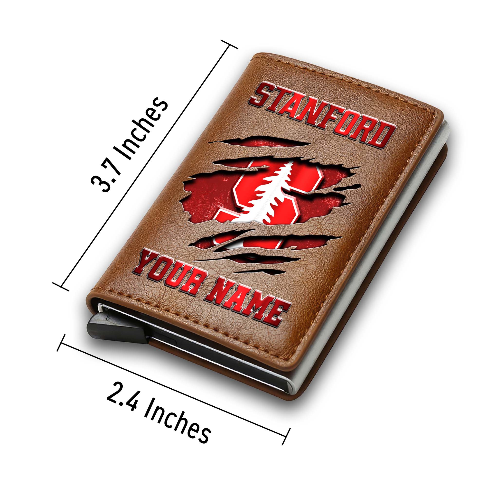 Stanford Cardinal Men Wallet Custom Your Name, Football Team Men Wallet For Fans, Gifts For Football Lovers EHIVM-03061172 - Image 5
