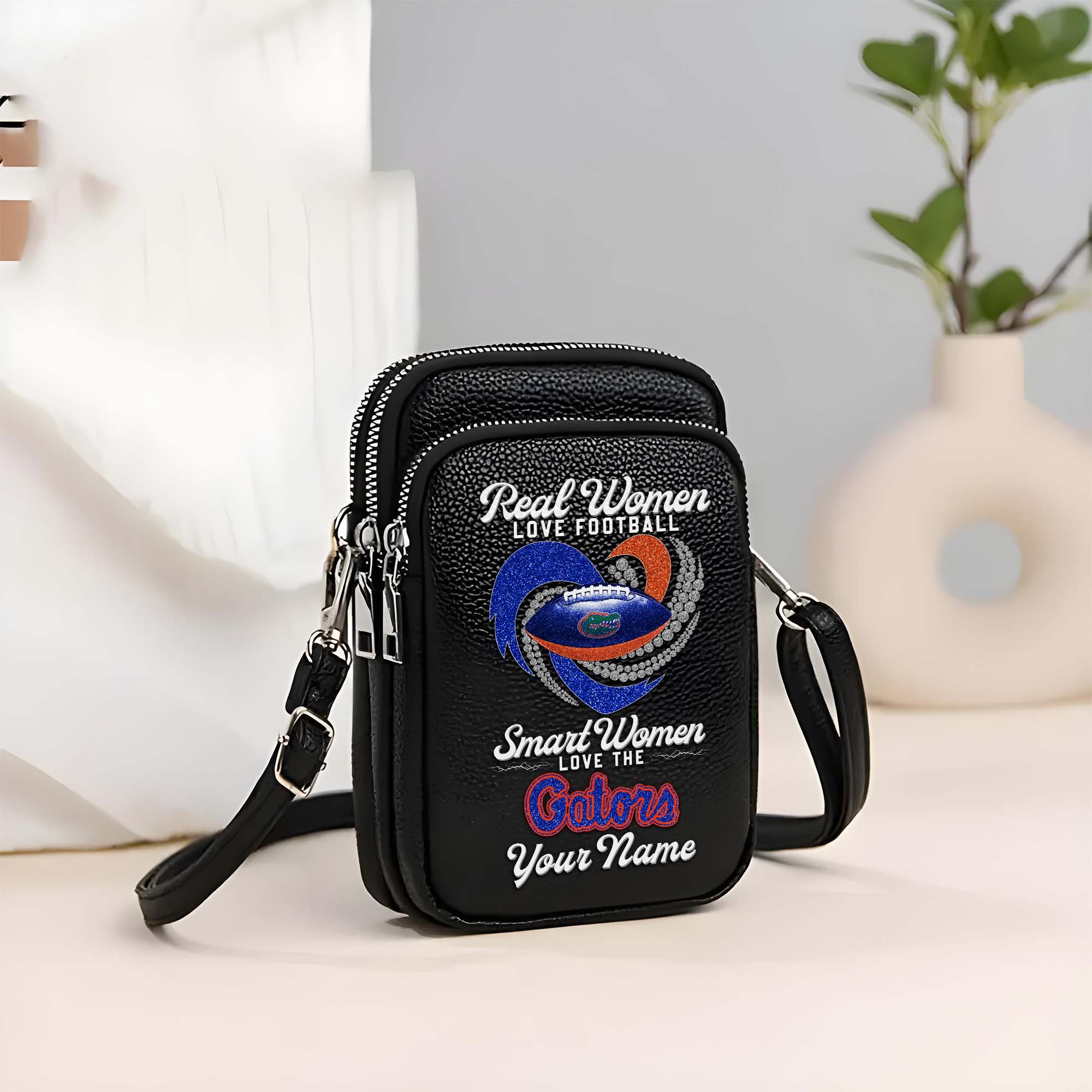 Florida Gators Customized Women's Mobile Phone Bag with Your Name, Leather Crossbody Bag, Fan Gifts EHIVM-0212831 - Image 7
