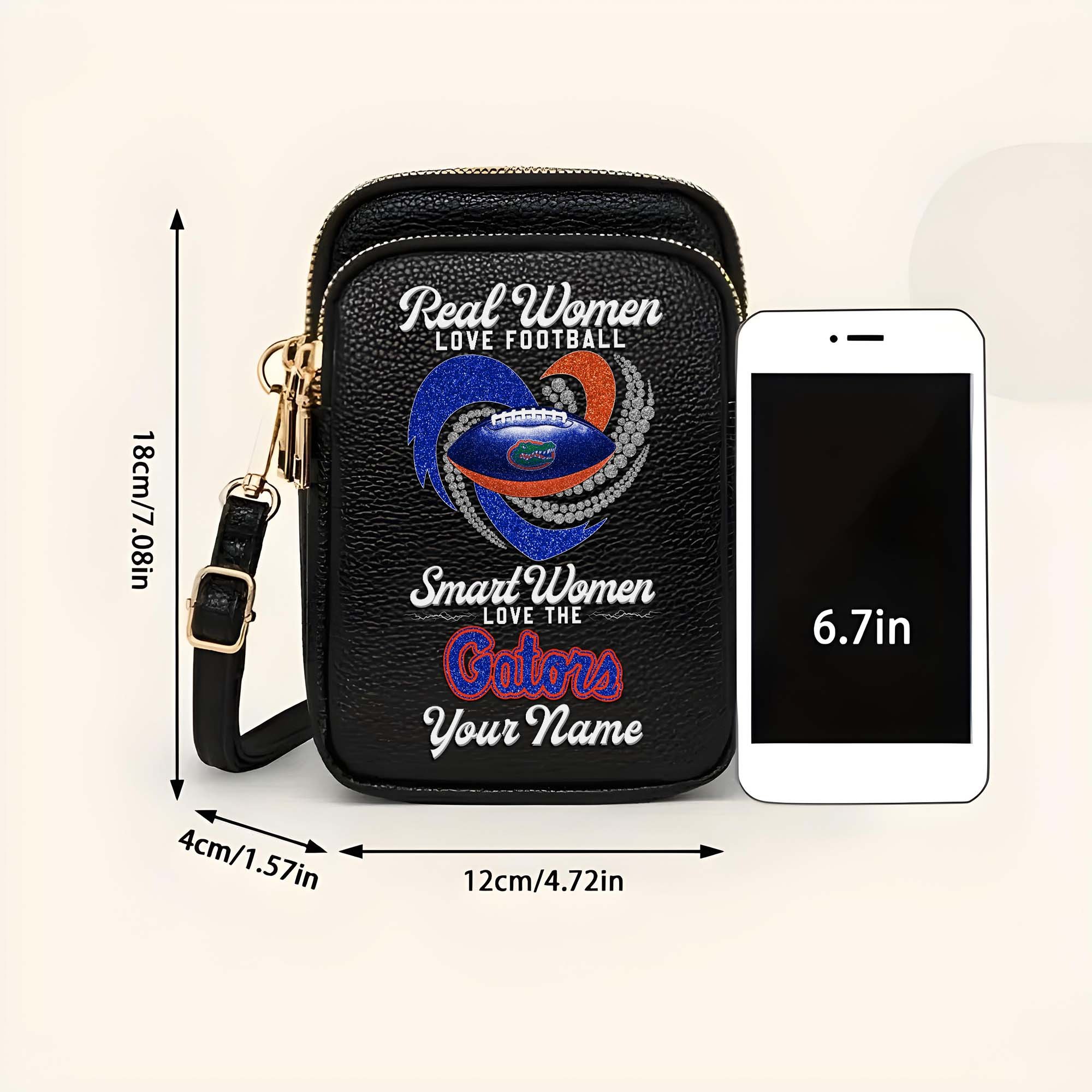 Florida Gators Customized Women's Mobile Phone Bag with Your Name, Leather Crossbody Bag, Fan Gifts EHIVM-0212831 - Image 8
