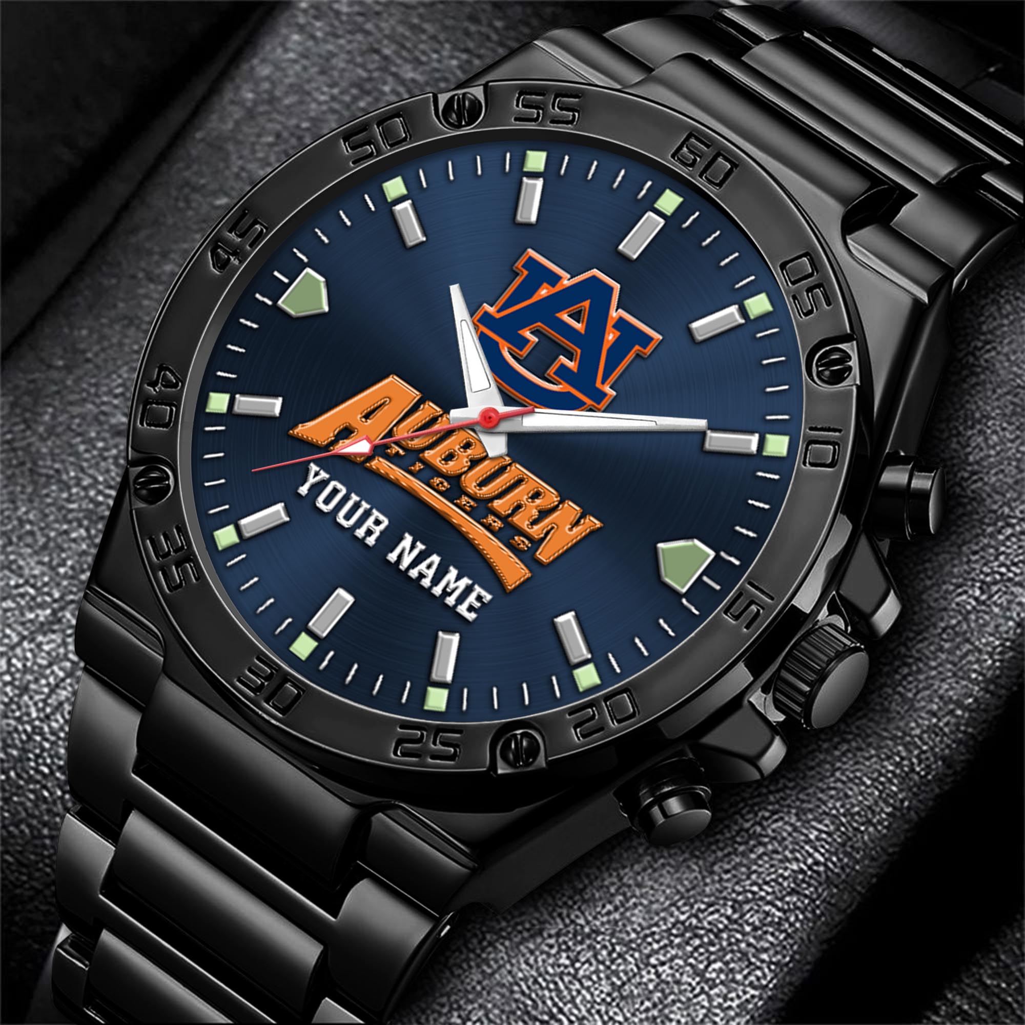 Auburn Tigers Men's Watch Custom Your Name, Sport Men Watch, FootBall Fan Gifts EHIVM-04051644