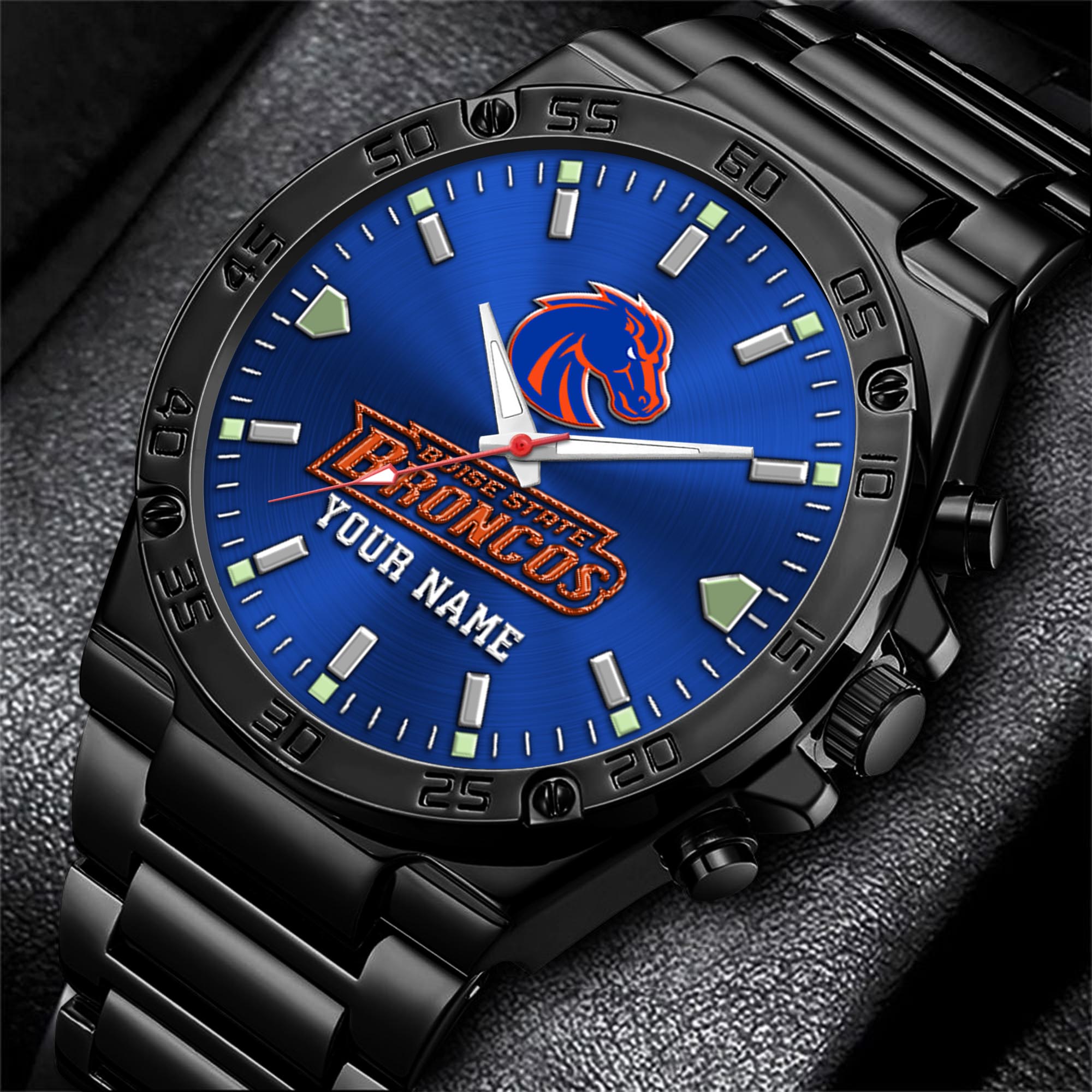 Boise State Broncos Men's Watch Custom Your Name, Sport Men Watch, FootBall Fan Gifts EHIVM-04051644