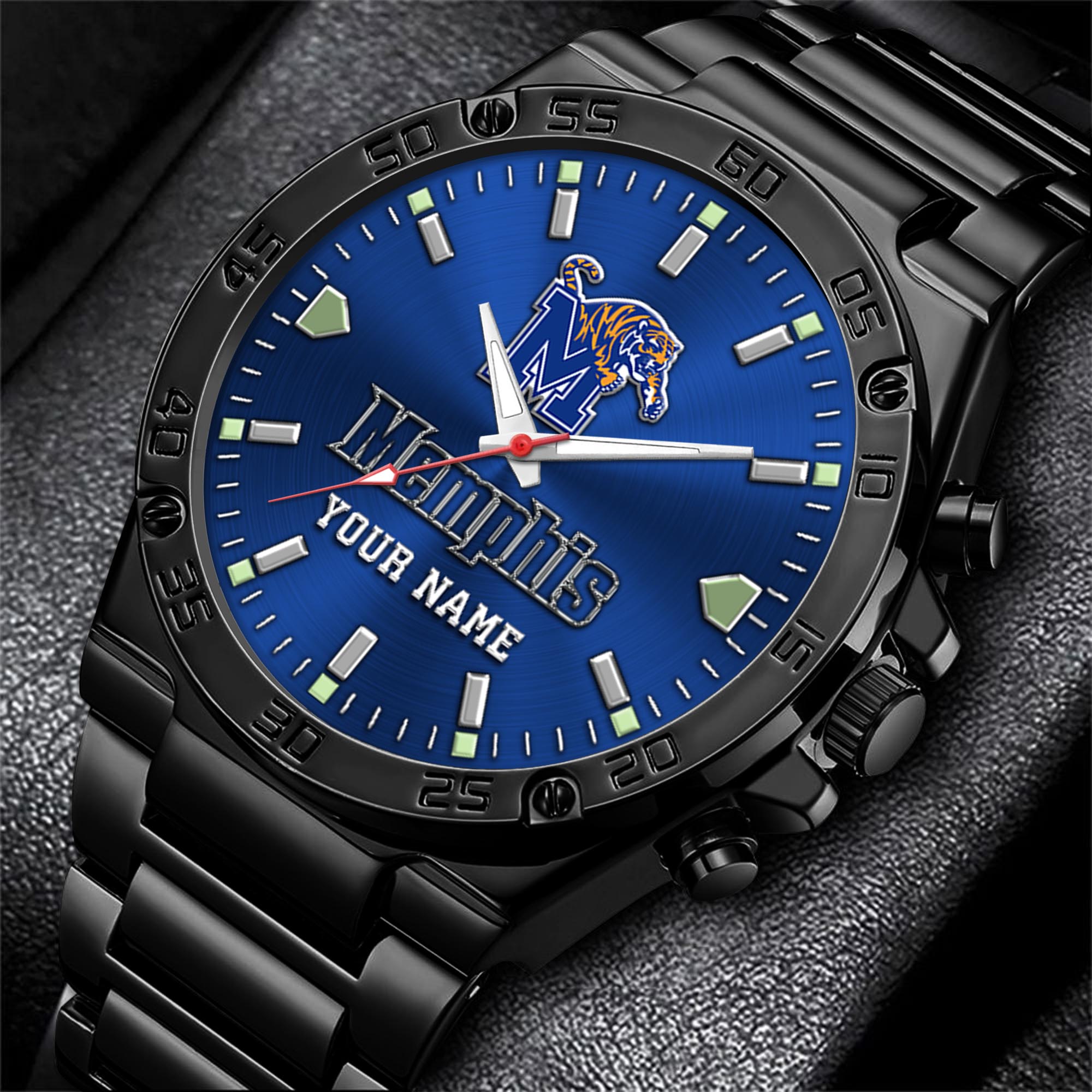 Memphis Tigers Men's Watch Custom Your Name, Sport Men Watch, FootBall Fan Gifts EHIVM-04051644