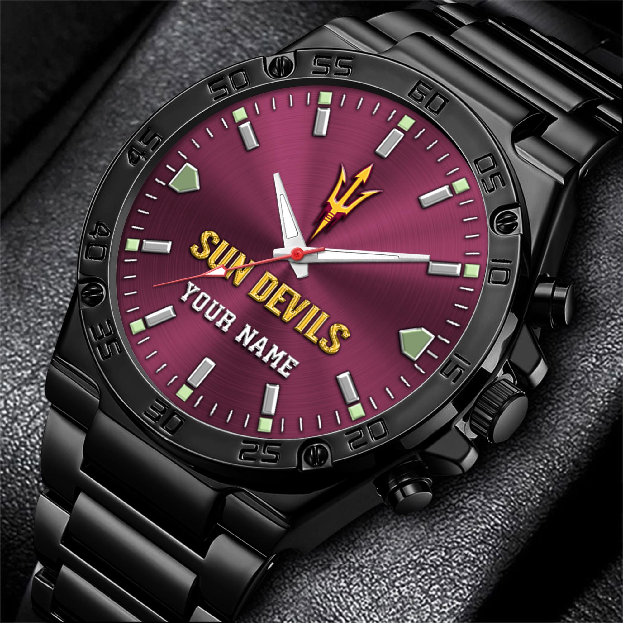 Arizona State Sun Devils Men's Watch Custom Your Name, Sport Men Watch, FootBall Fan Gifts EHIVM-04051644