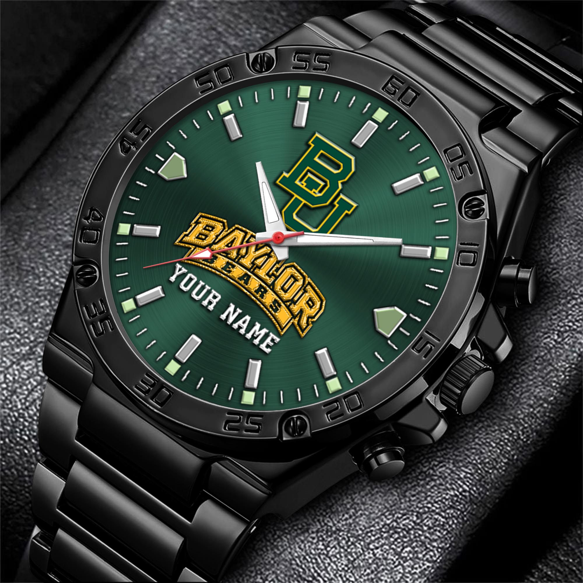 Baylor Bears Men's Watch Custom Your Name, Sport Men Watch, FootBall Fan Gifts EHIVM-04051644