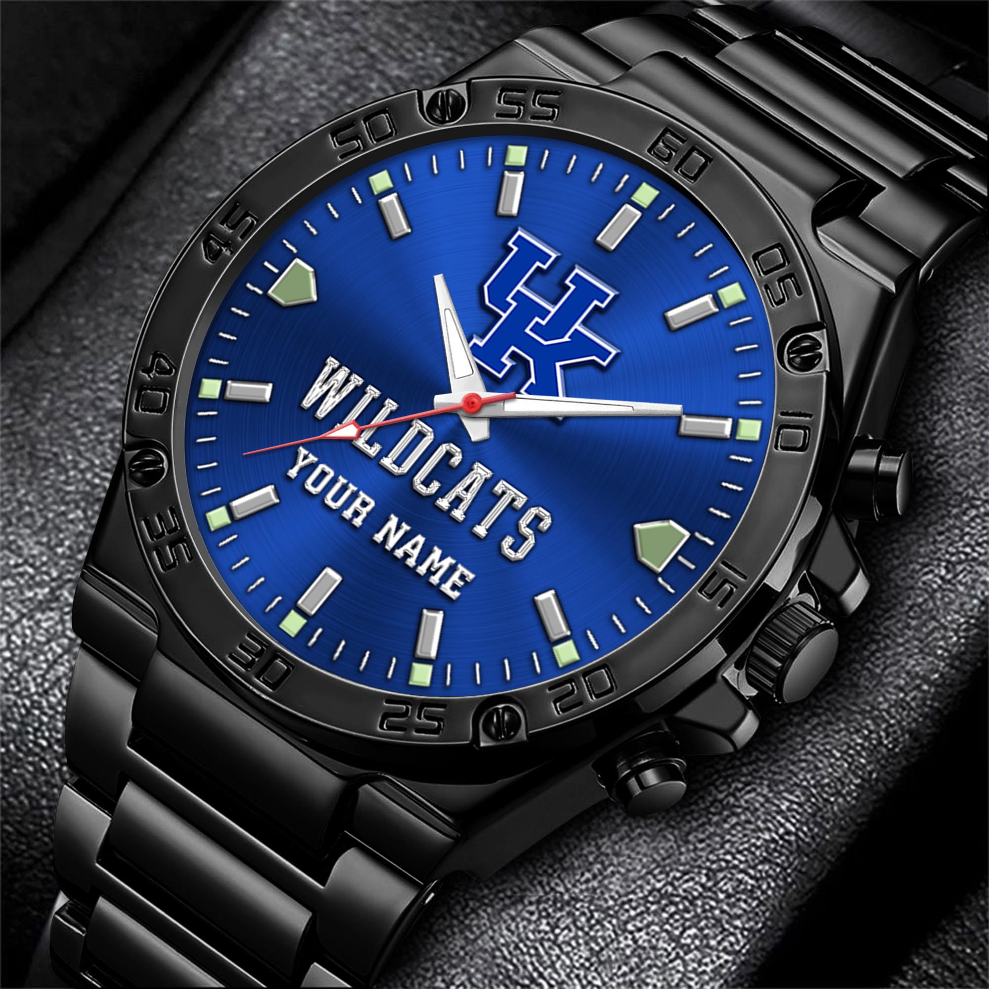 Kentucky Wildcats Men's Watch Custom Your Name, Sport Men Watch, FootBall Fan Gifts EHIVM-04051644