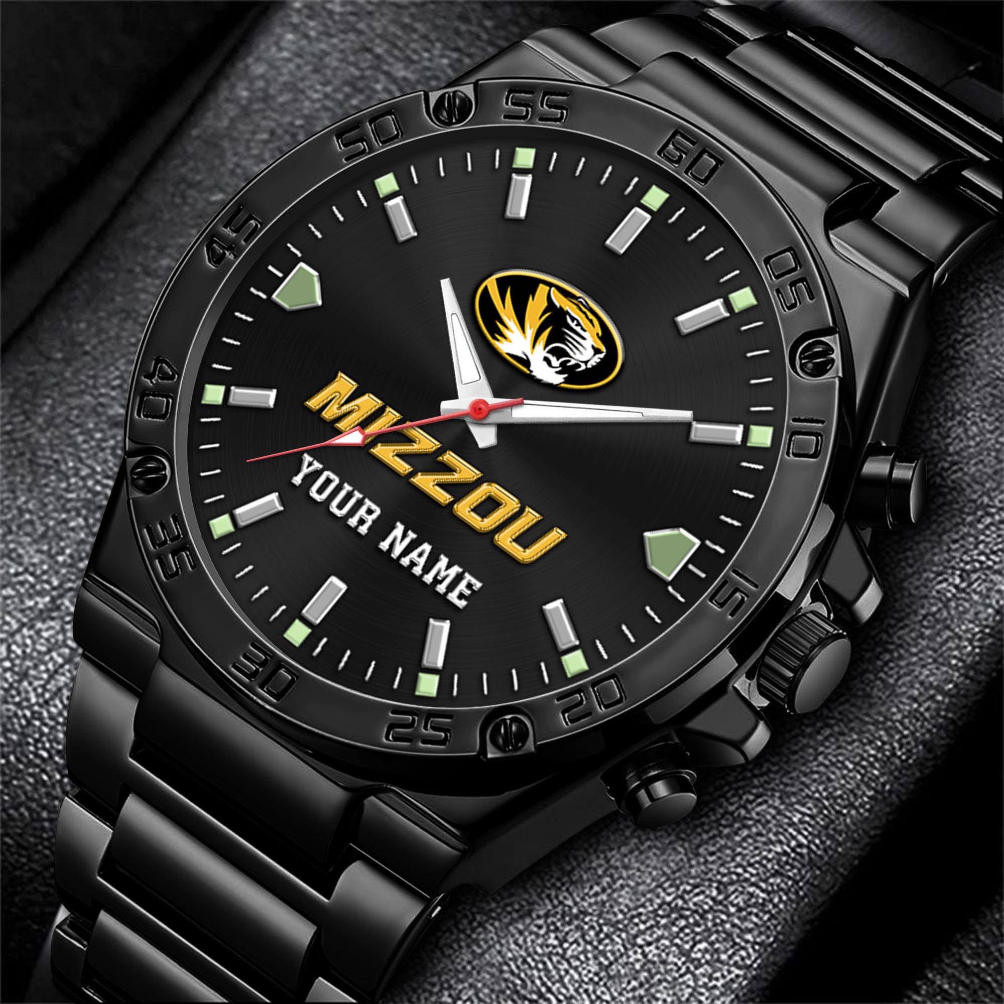 Missouri Tigers Men's Watch Custom Your Name, Sport Men Watch, FootBall Fan Gifts EHIVM-04051644