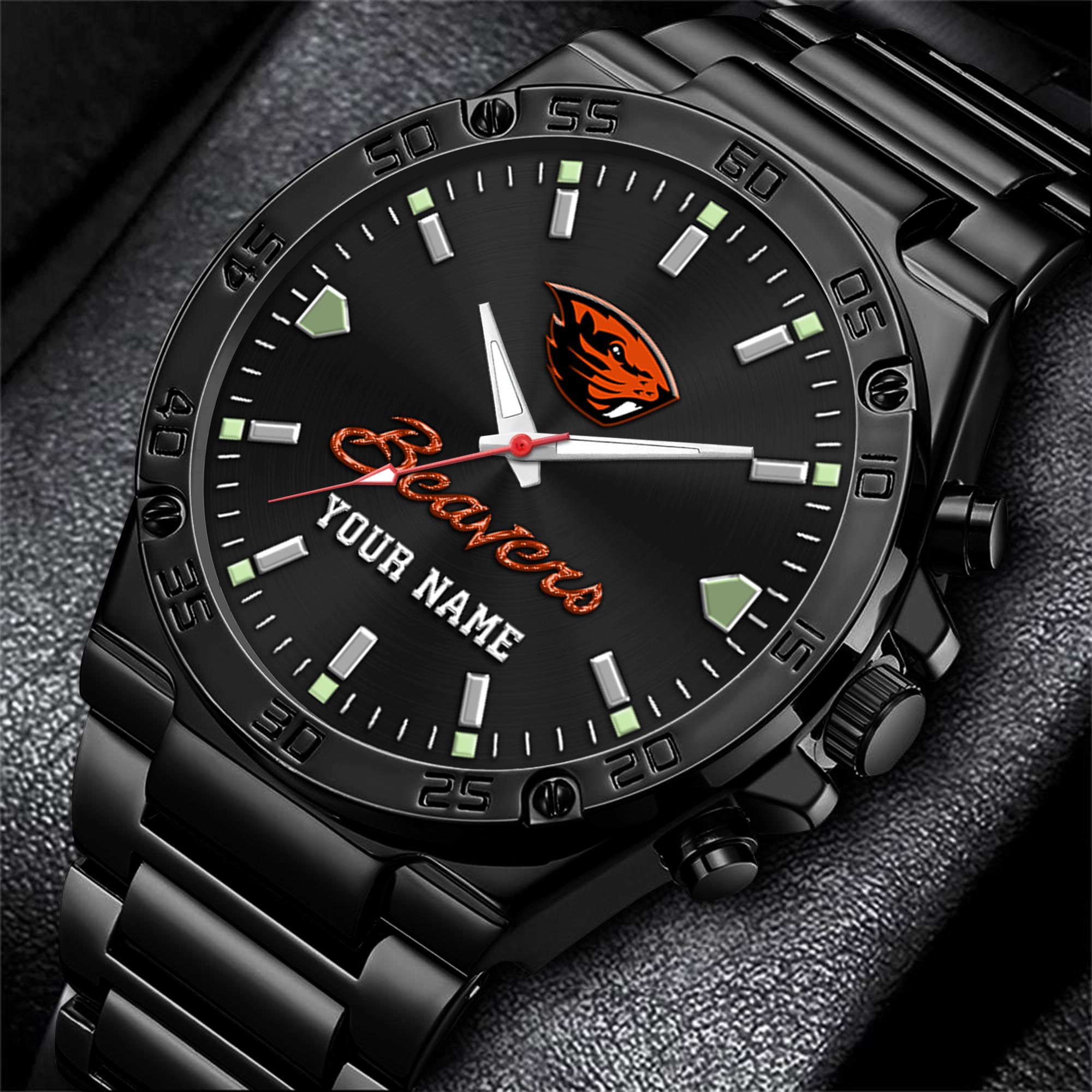 Oregon State Beavers Men's Watch Custom Your Name, Sport Men Watch, FootBall Fan Gifts EHIVM-04051644