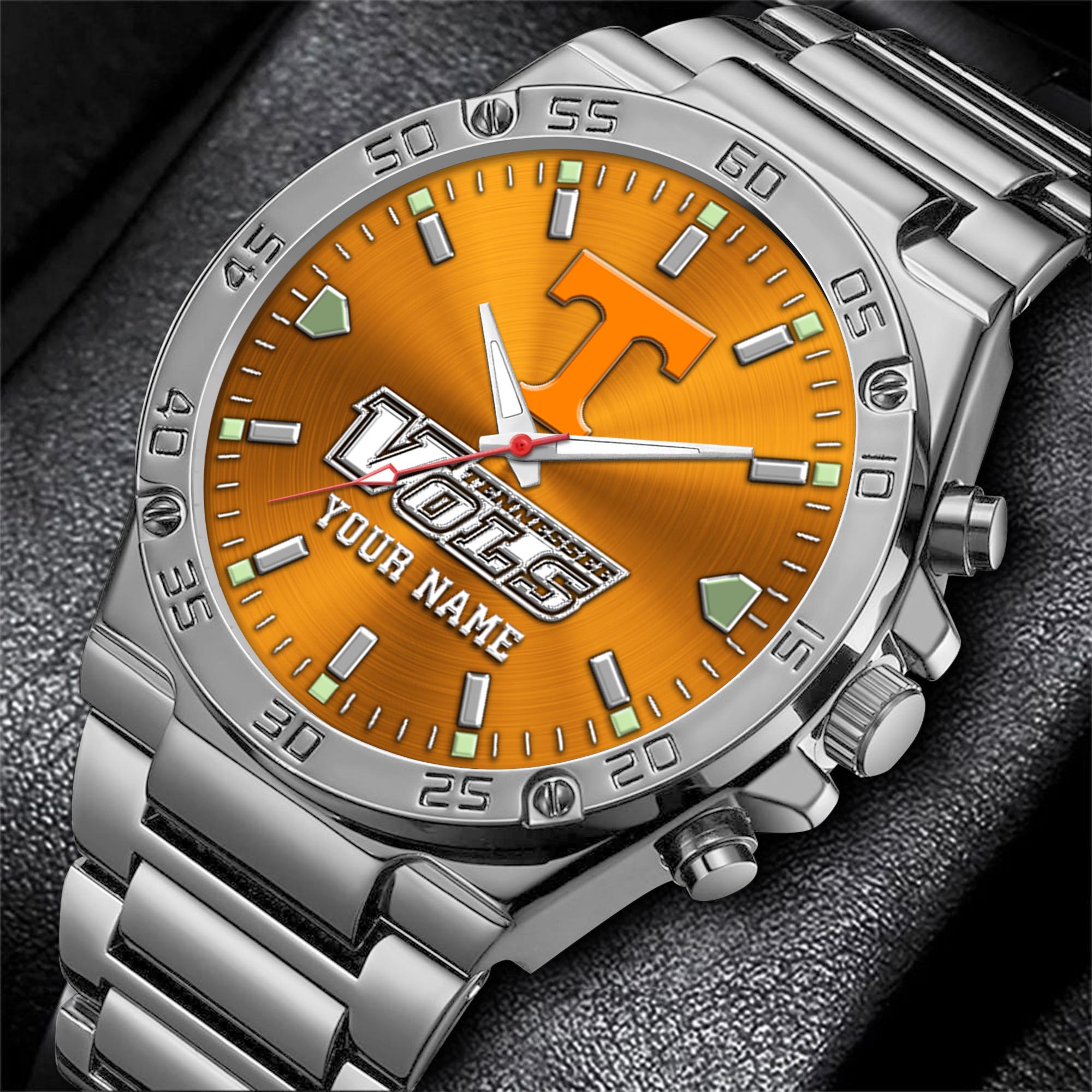 Alternative view of Tennessee Volunteers Men's Watch Custom Your Name, Sport Men Watch, FootBall Fan Gifts EHIVM-04051644