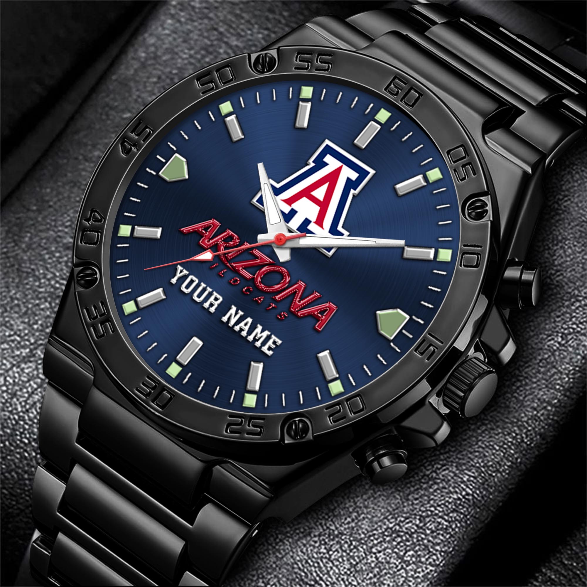 Arizona Wildcats Men's Watch Custom Your Name, Sport Men Watch, FootBall Fan Gifts EHIVM-04051644