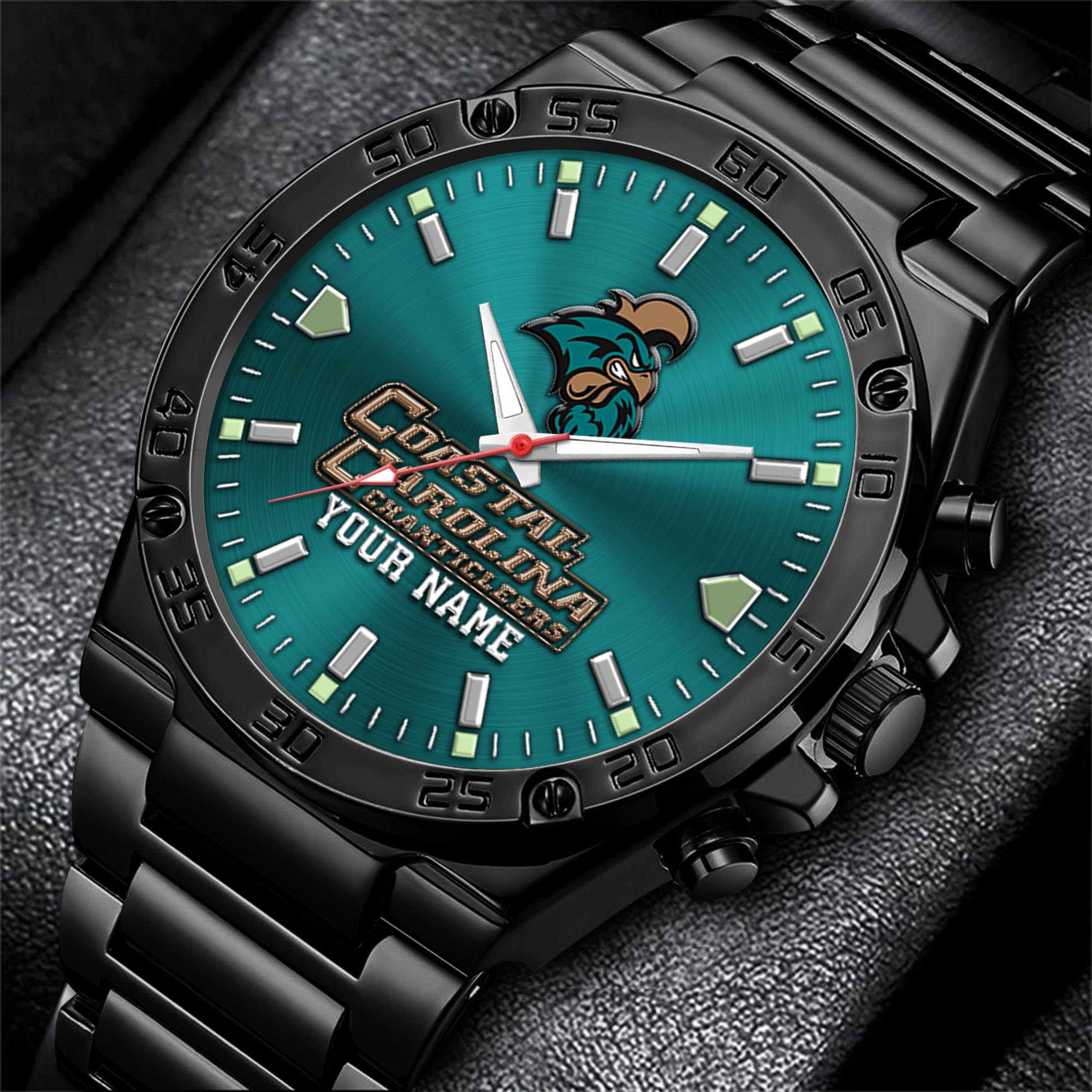 Coastal Carolina Chanticleers Men's Watch Custom Your Name, Sport Men Watch, FootBall Fan Gifts EHIVM-04051644