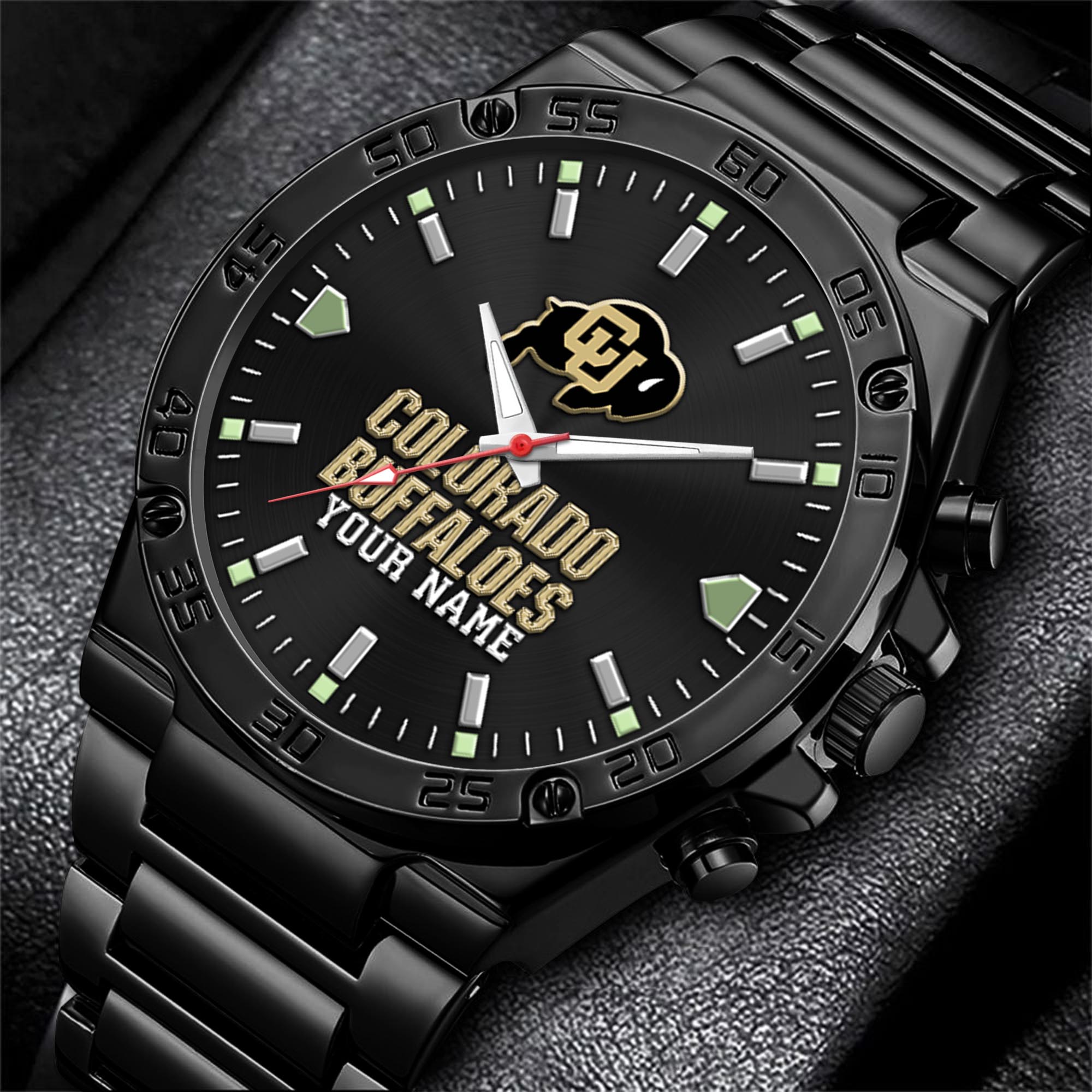 Colorado Buffaloes Men's Watch Custom Your Name, Sport Men Watch, FootBall Fan Gifts EHIVM-04051644
