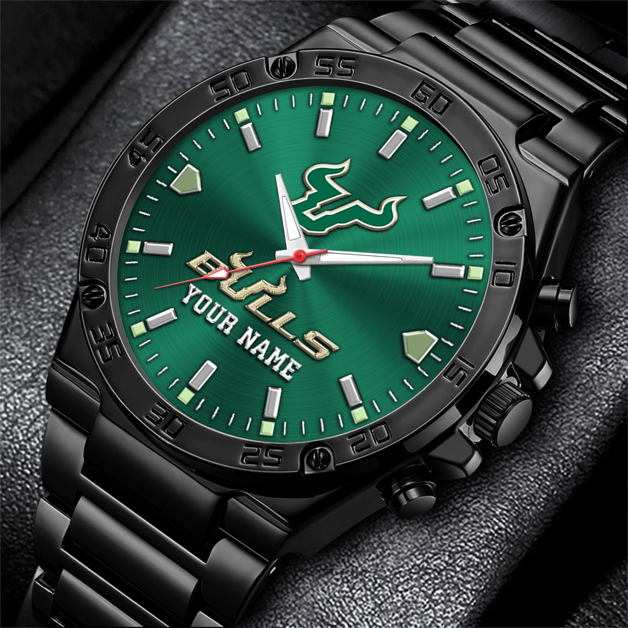South Florida Bulls Men's Watch Custom Your Name, Sport Men Watch, FootBall Fan Gifts EHIVM-04051644