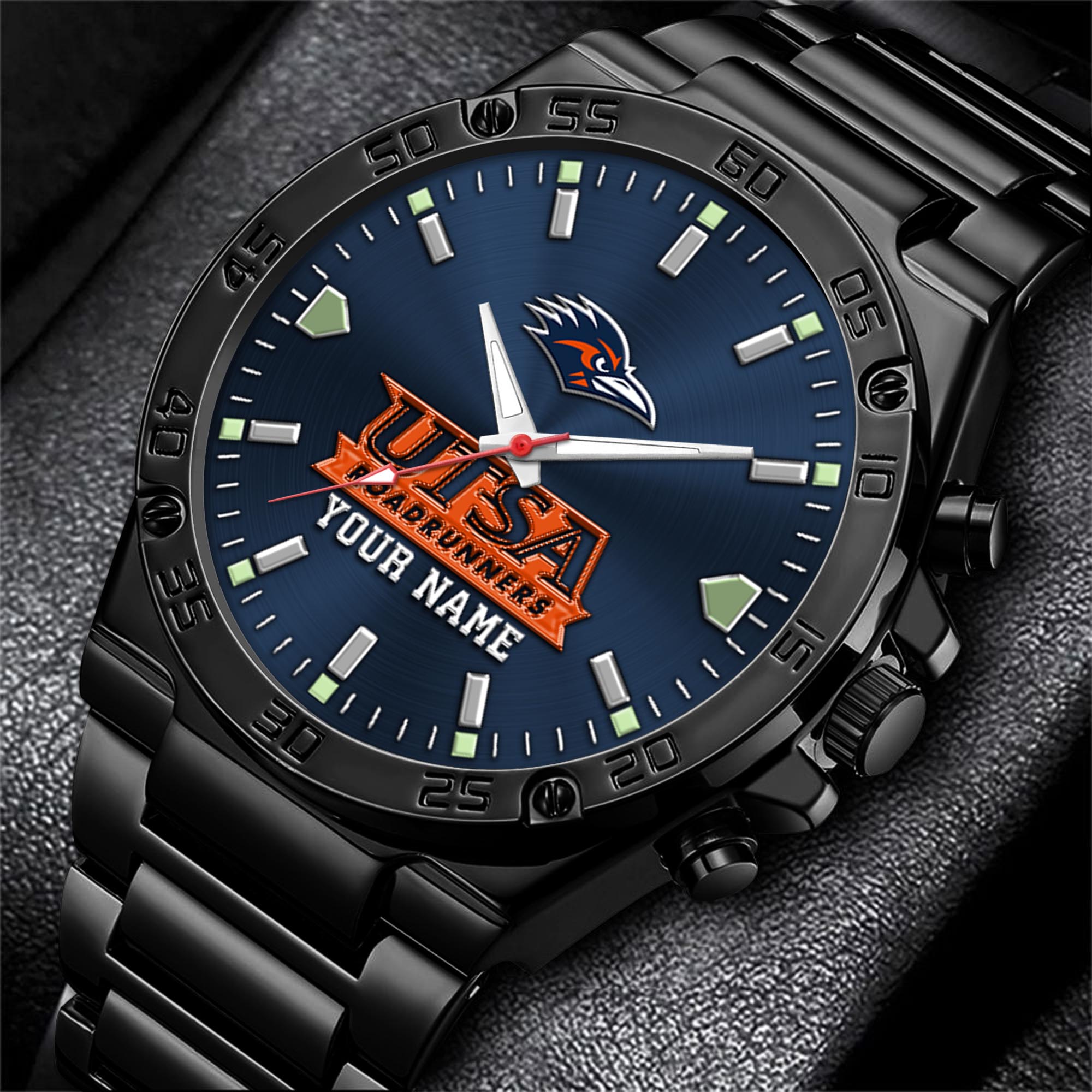 UTSA Roadrunners Men's Watch Custom Your Name, Sport Men Watch, FootBall Fan Gifts EHIVM-04051644