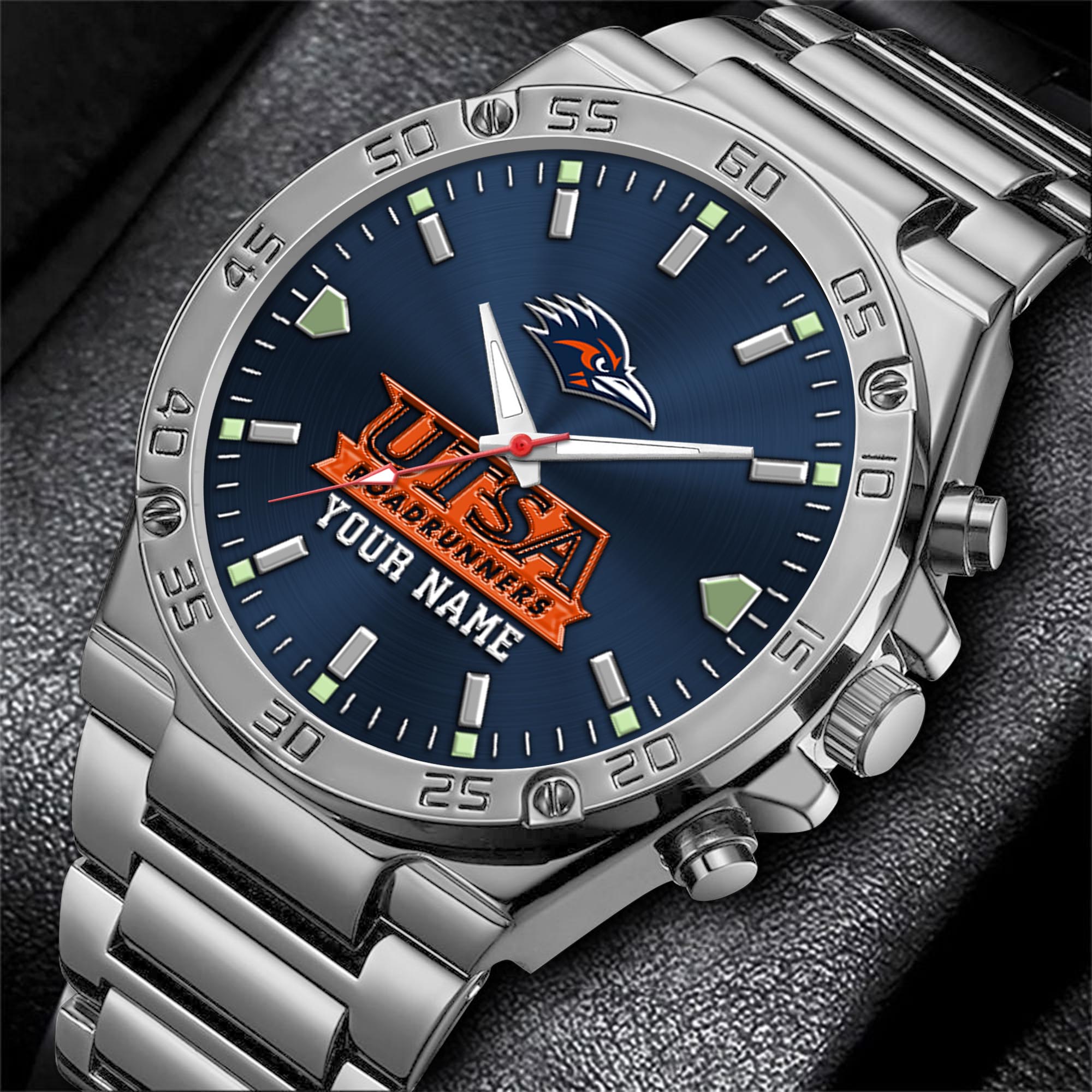 Alternative view of UTSA Roadrunners Men's Watch Custom Your Name, Sport Men Watch, FootBall Fan Gifts EHIVM-04051644