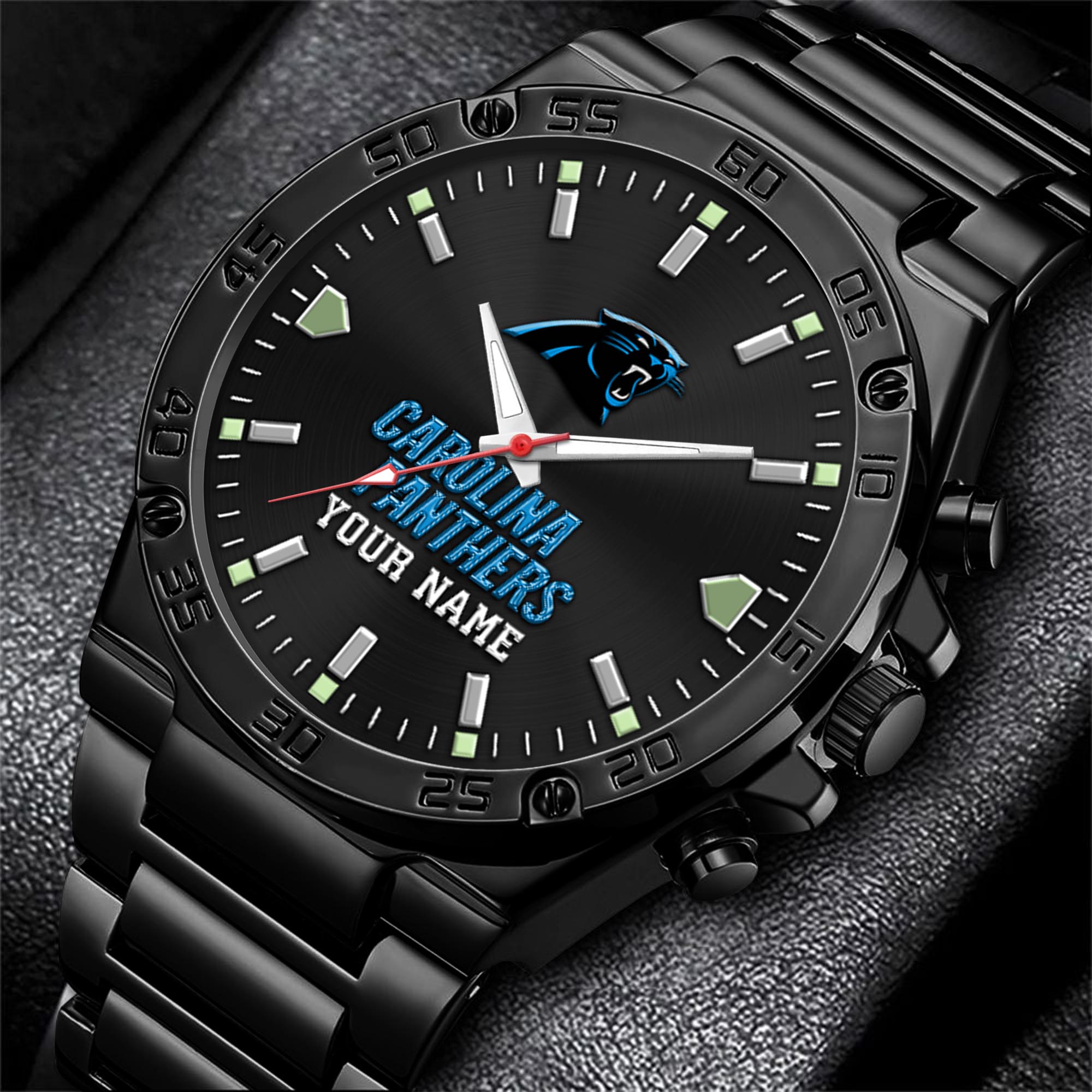 Carolina Panthers Men's Watch Custom Your Name, Sport Men Watch, FootBall Fan Gifts EHIVM-04081658