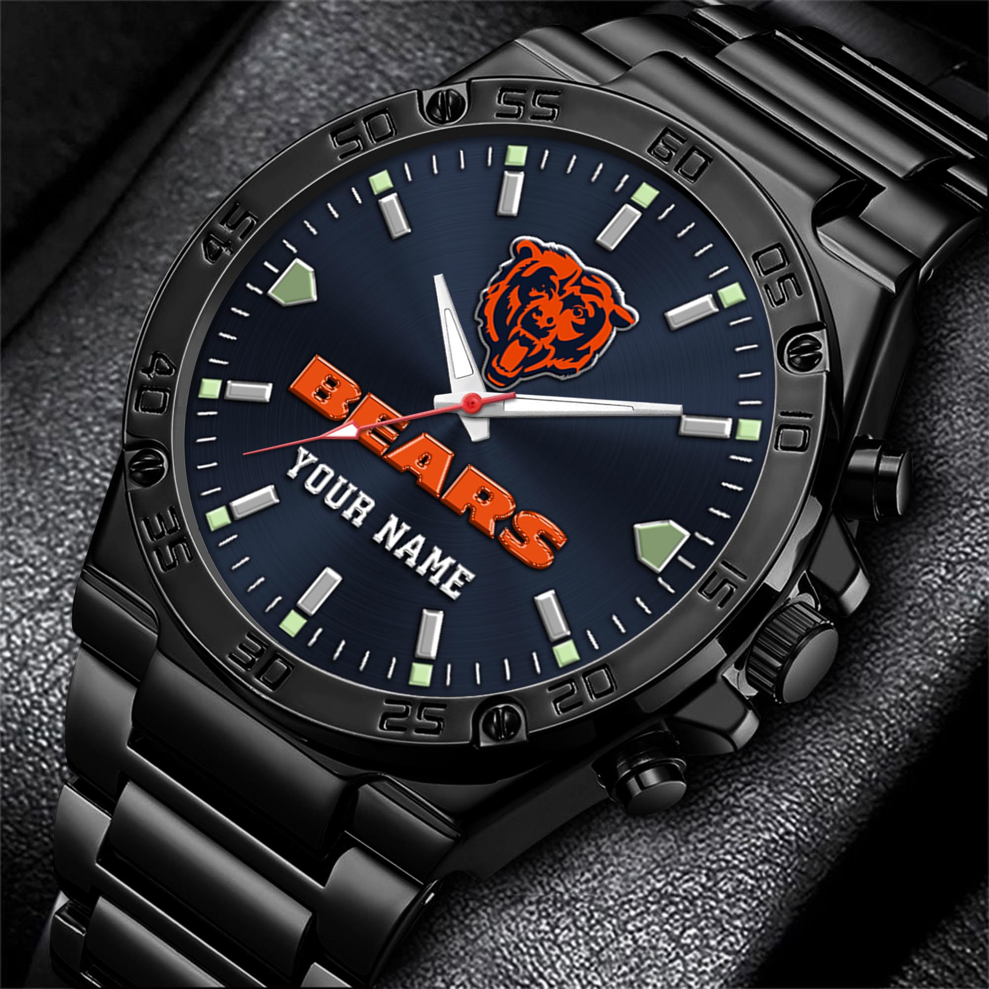 Chicago Bears Men's Watch Custom Your Name, Sport Men Watch, FootBall Fan Gifts EHIVM-04081658