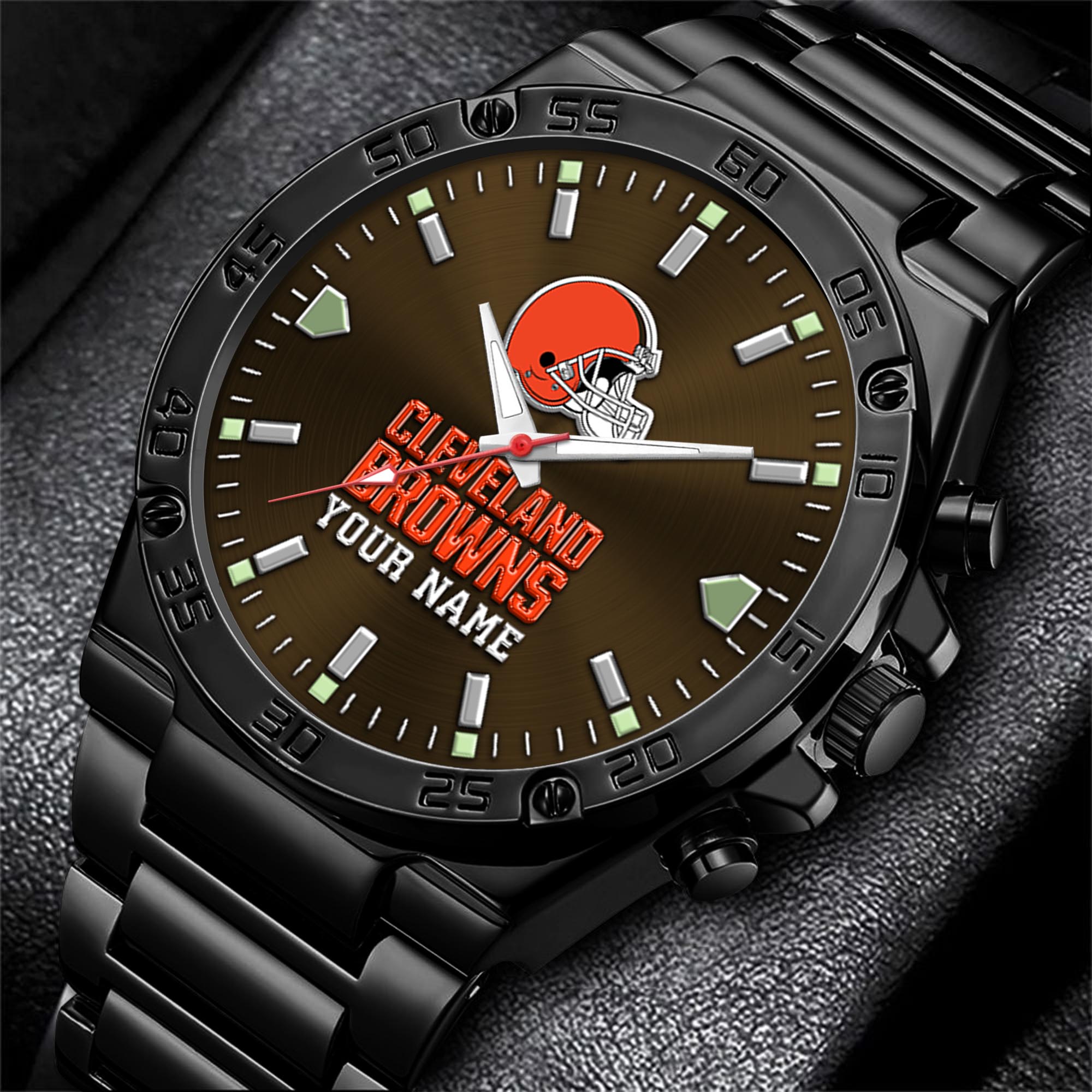 Cleveland Browns Men's Watch Custom Your Name, Sport Men Watch, FootBall Fan Gifts EHIVM-04081658