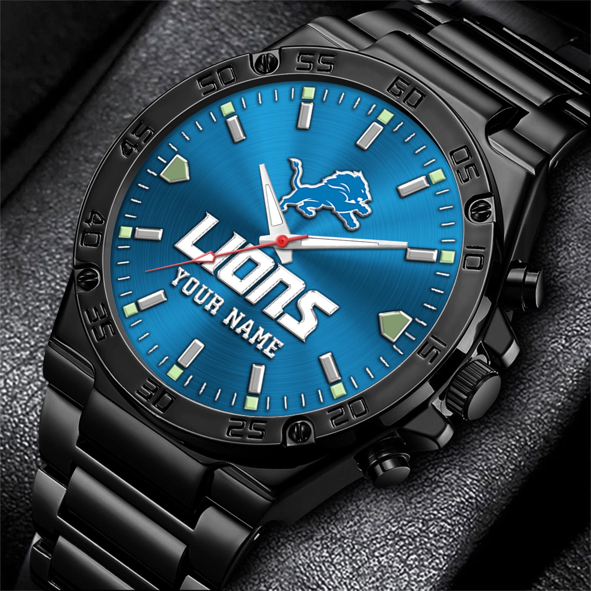Detroit Lions Men's Watch Custom Your Name, Sport Men Watch, FootBall Fan Gifts EHIVM-04081658