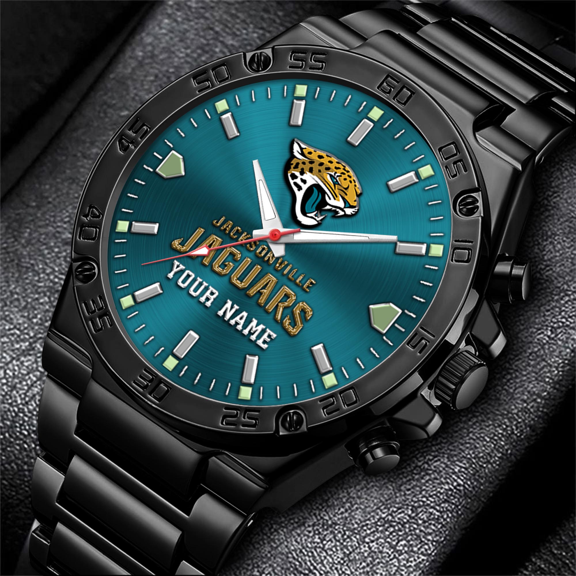 Jacksonville Jaguars Men's Watch Custom Your Name, Sport Men Watch, FootBall Fan Gifts EHIVM-04081658