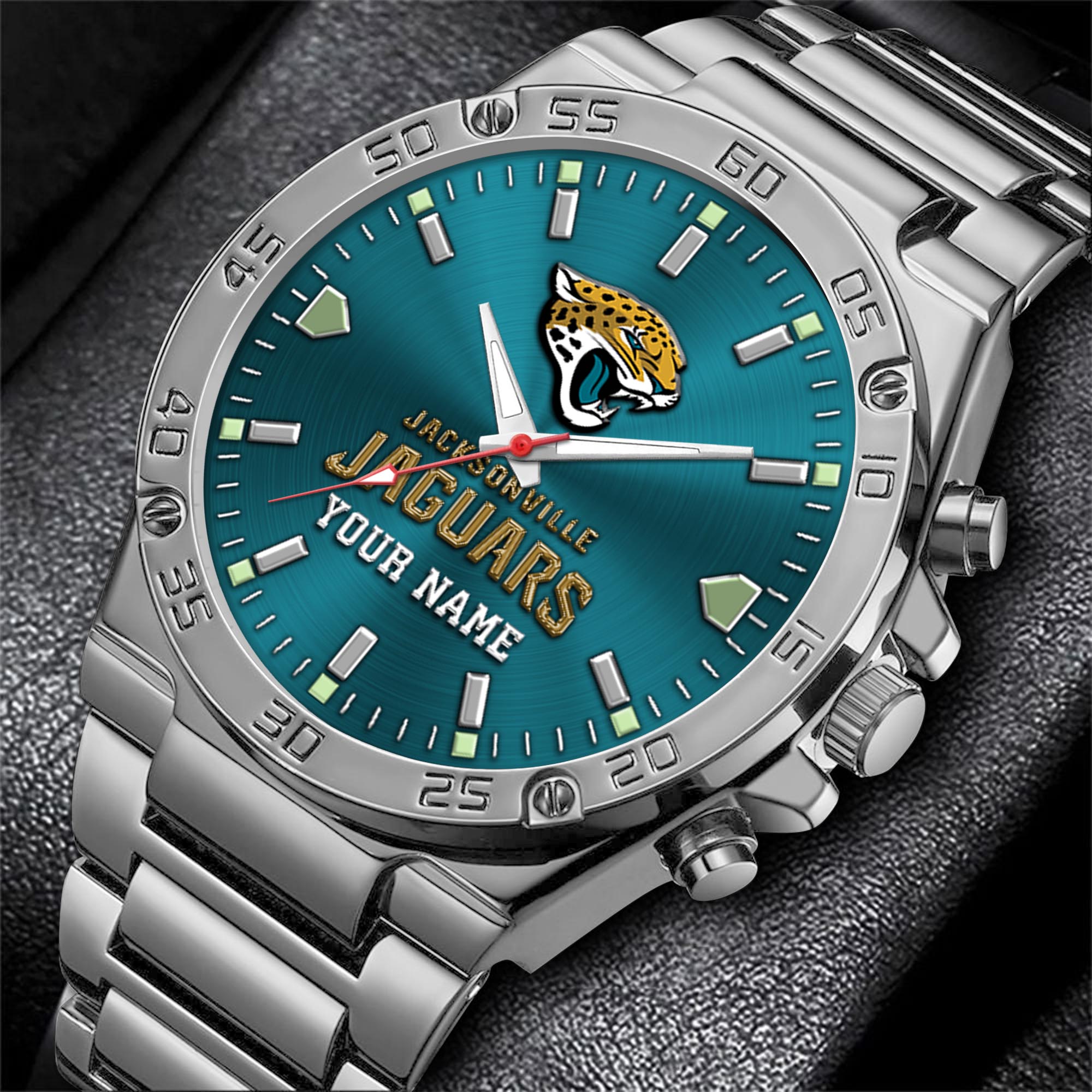 Alternative view of Jacksonville Jaguars Men's Watch Custom Your Name, Sport Men Watch, FootBall Fan Gifts EHIVM-04081658