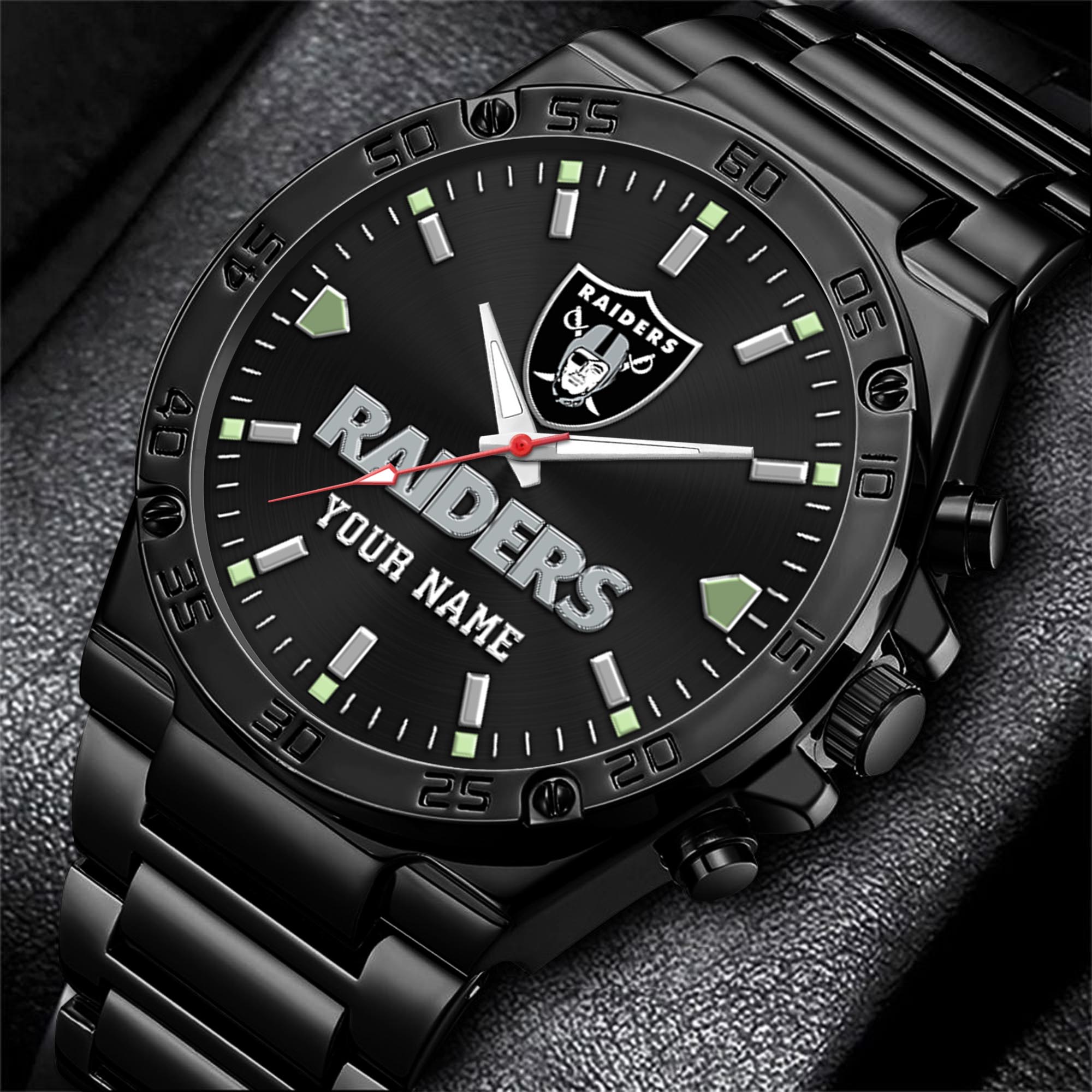 Las Vegas Raiders Men's Watch Custom Your Name, Sport Men Watch, FootBall Fan Gifts EHIVM-04081658