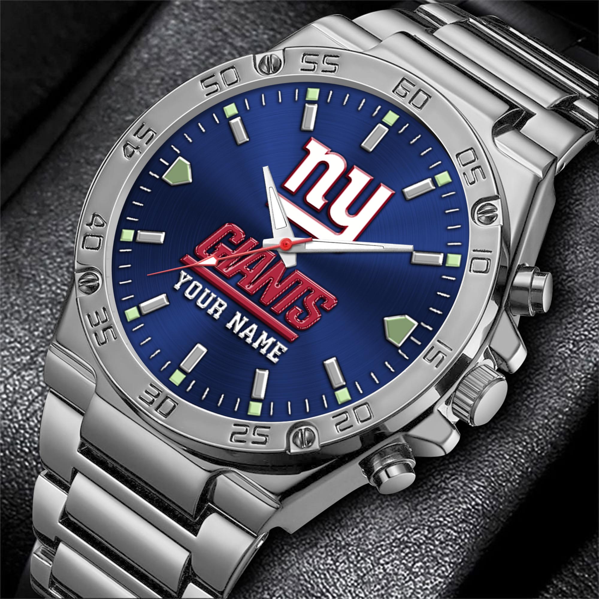 Alternative view of New York Giants Men's Watch Custom Your Name, Sport Men Watch, FootBall Fan Gifts EHIVM-04081658