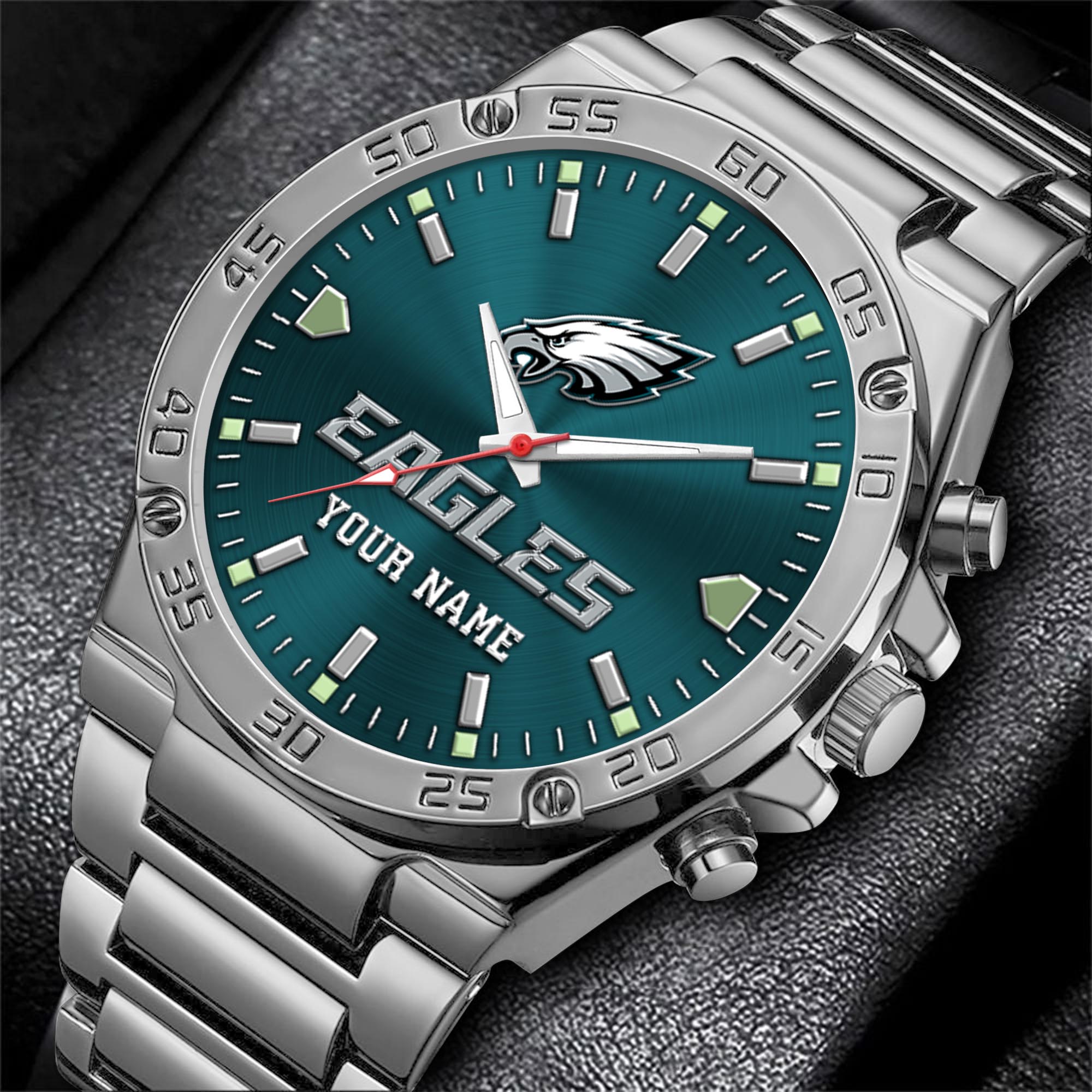 Alternative view of Philadelphia Eagles Men's Watch Custom Your Name, Sport Men Watch, FootBall Fan Gifts EHIVM-04081658