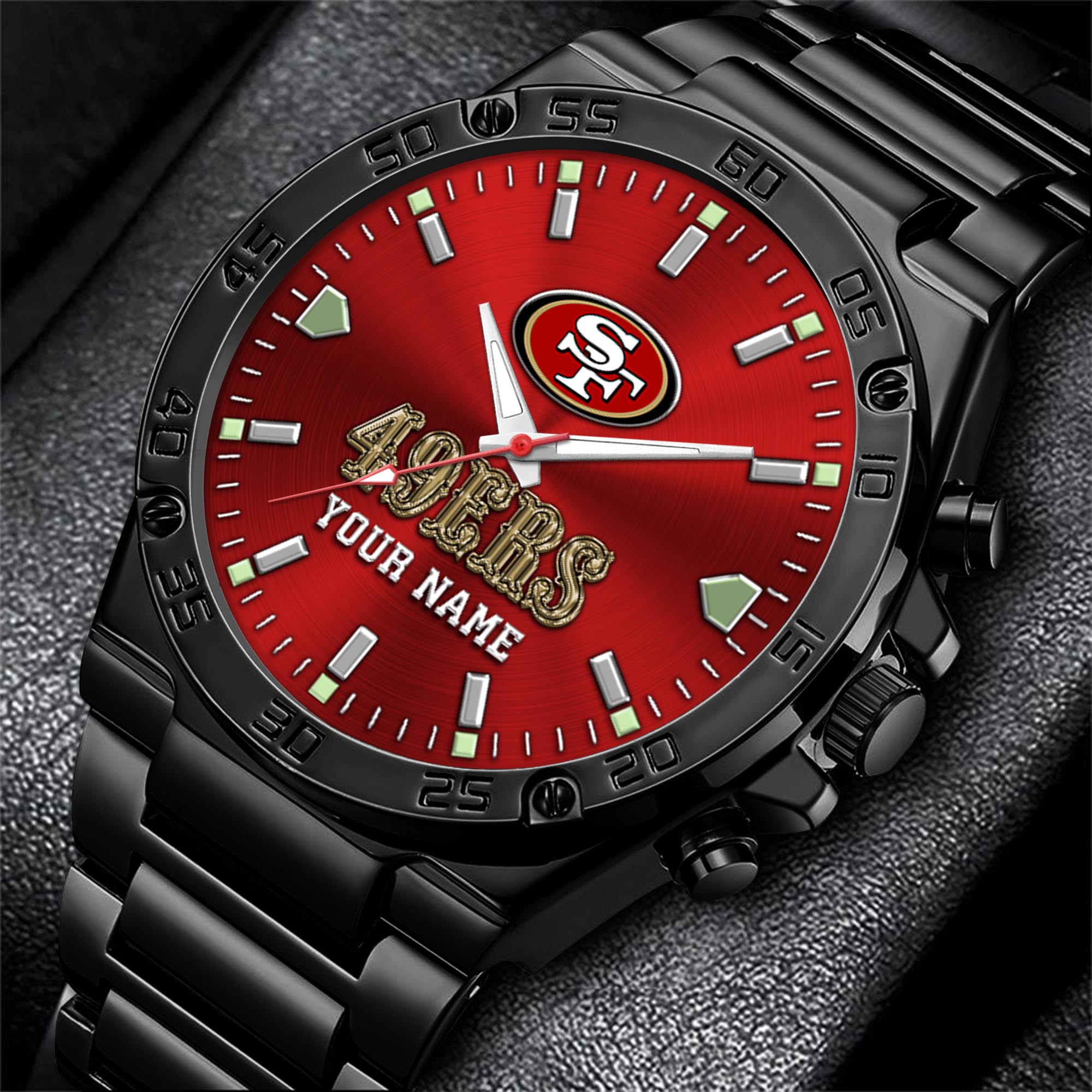 San Francisco 49ers Men's Watch Custom Your Name, Sport Men Watch, FootBall Fan Gifts EHIVM-04081658