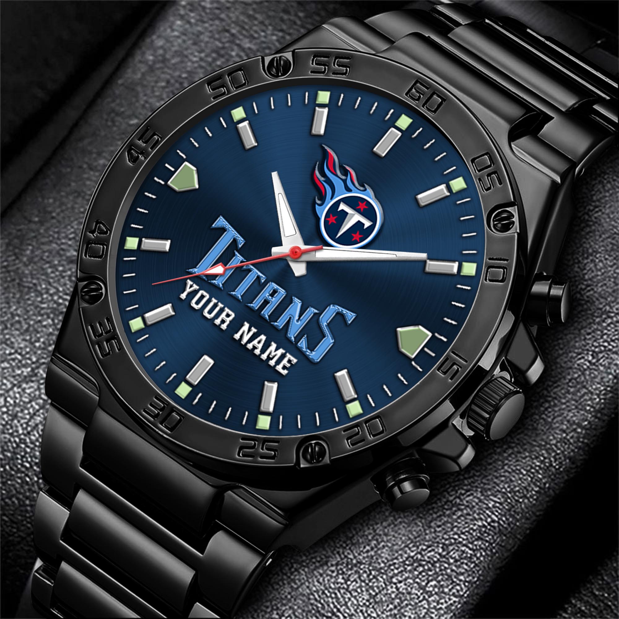Tennessee Titans Men's Watch Custom Your Name, Sport Men Watch, FootBall Fan Gifts EHIVM-04081658