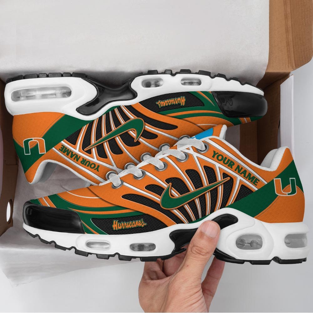 Alternative view of Miami Hurricanes TN Shoes 2025 Version Custom Name, Sport Shoes For Fan, Fan Gifts EHIVM-04091703