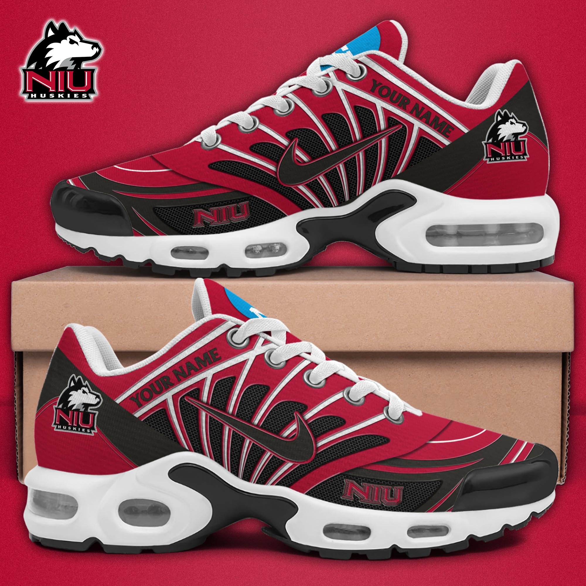 Northern Illinois Huskies TN Shoes 2025 Version Custom Name, Sport Shoes For Fan, Fan Gifts EHIVM-04091703
