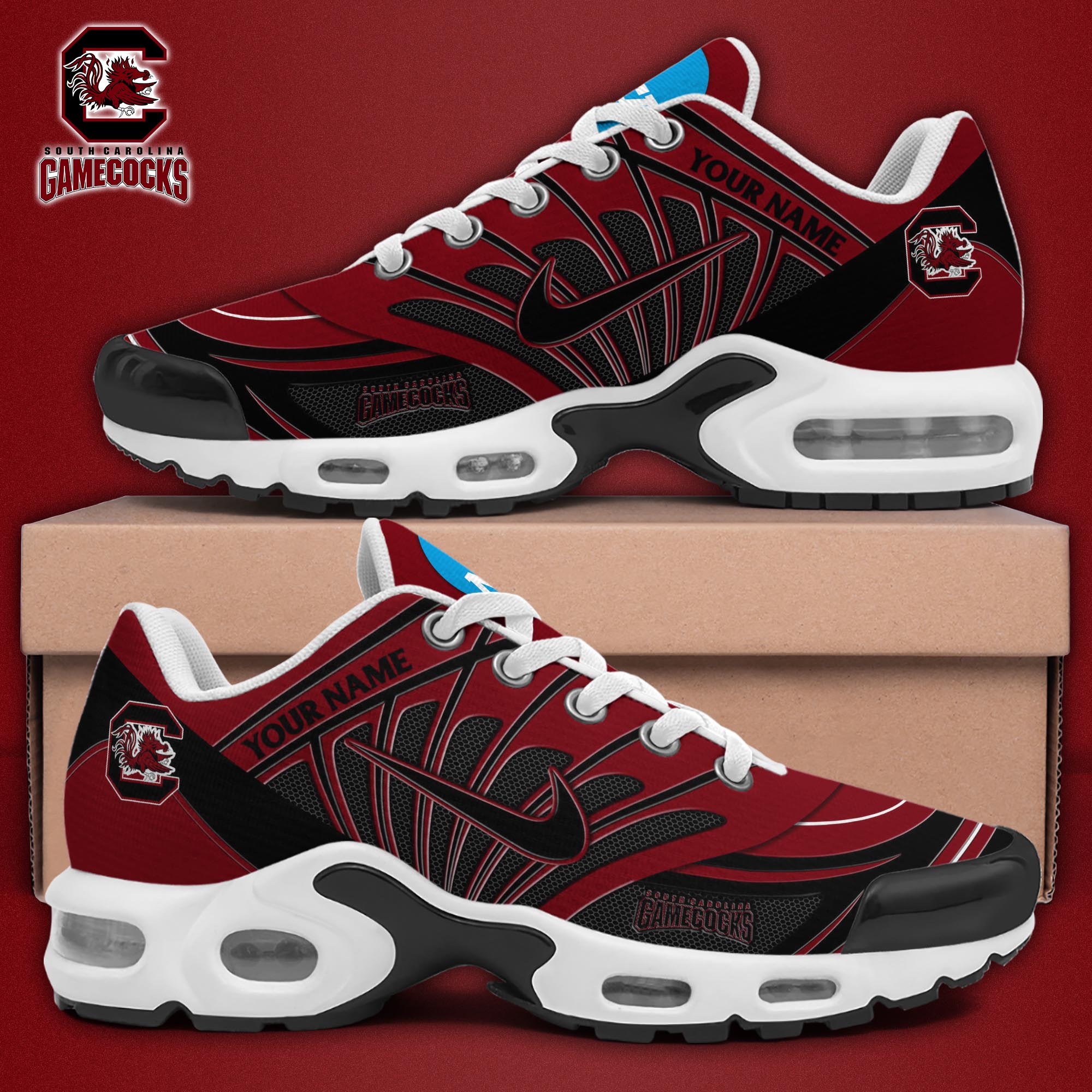 South Carolina Gamecocks TN Shoes 2025 Version Custom Name, Sport Shoes For Fan, Fan Gifts EHIVM-04091703