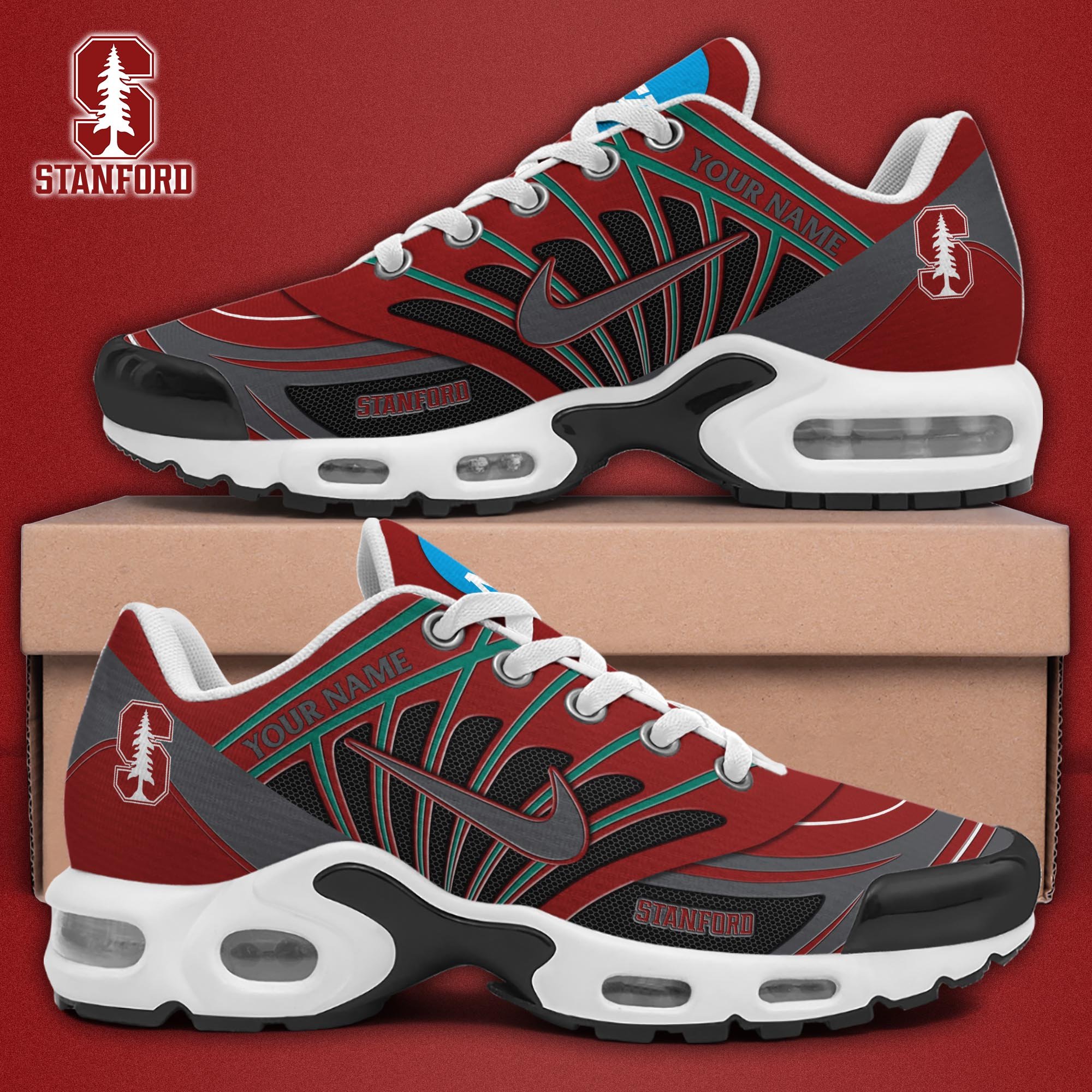 Stanford Cardinal TN Shoes 2025 Version Custom Name, Sport Shoes For Fan, Fan Gifts EHIVM-04091703