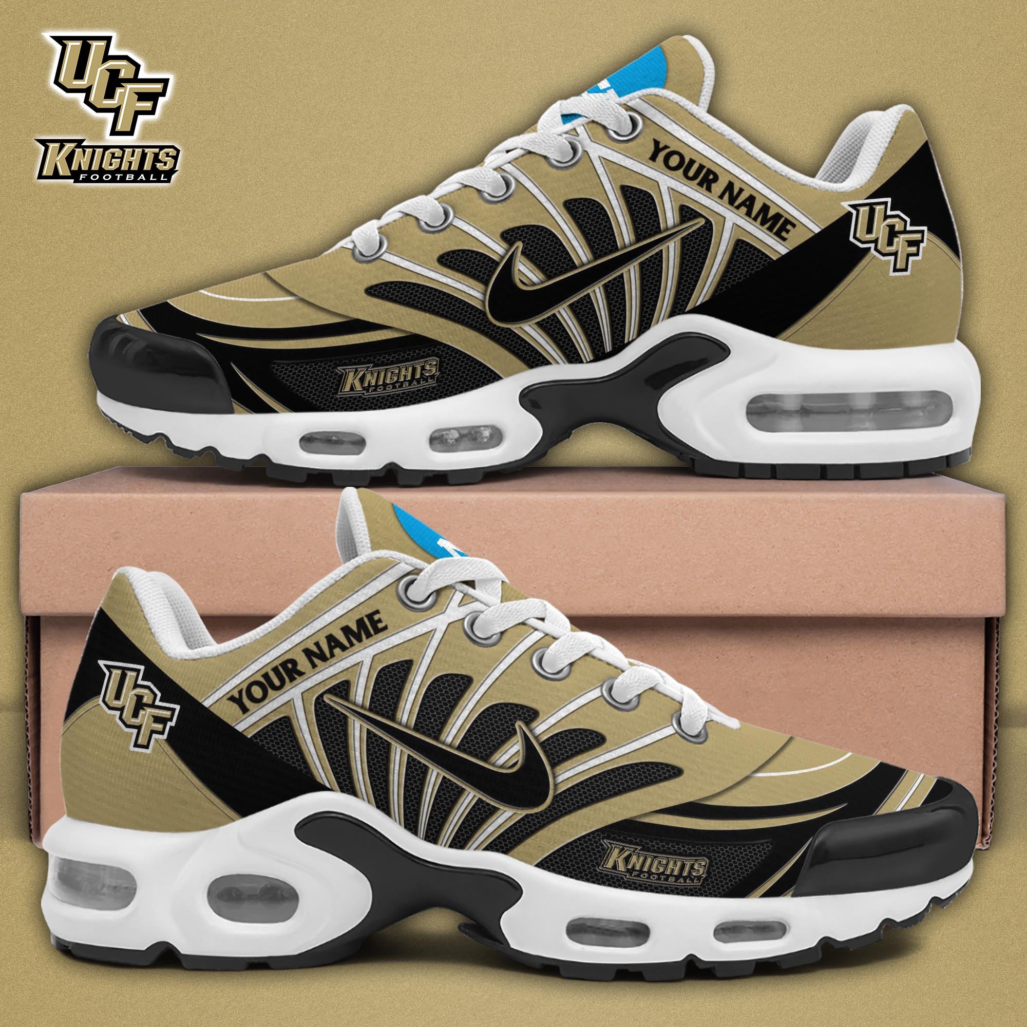 UCF Knights TN Shoes 2025 Version Custom Name, Sport Shoes For Fan, Fan Gifts EHIVM-04091703
