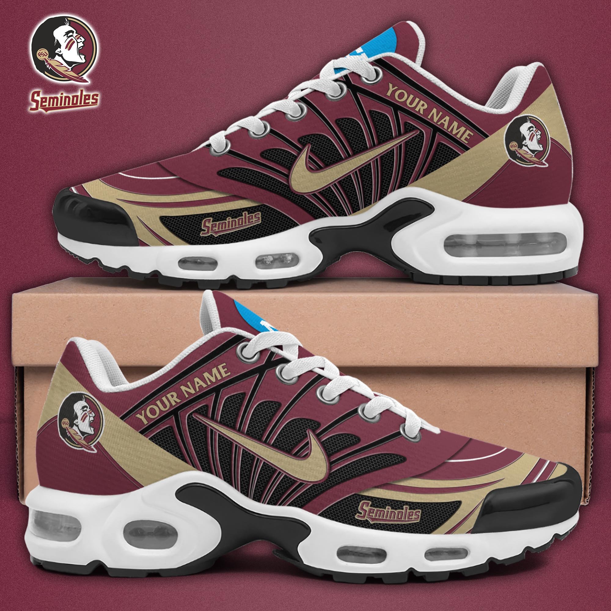 Florida State Seminoles TN Shoes 2025 Version Custom Name, Sport Shoes For Fan, Fan Gifts EHIVM-04091703
