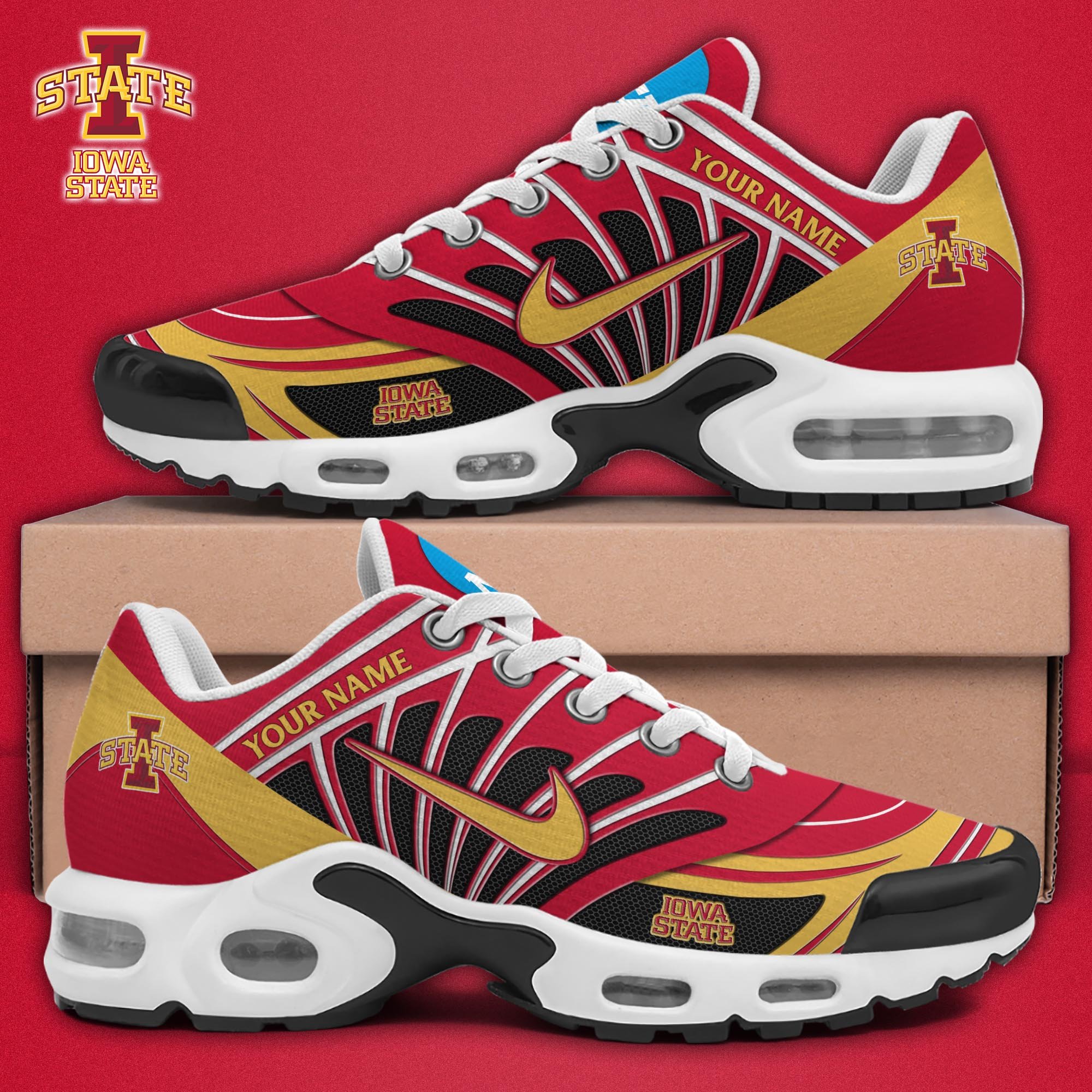 Iowa State Cyclones TN Shoes 2025 Version Custom Name, Sport Shoes For Fan, Fan Gifts EHIVM-04091703