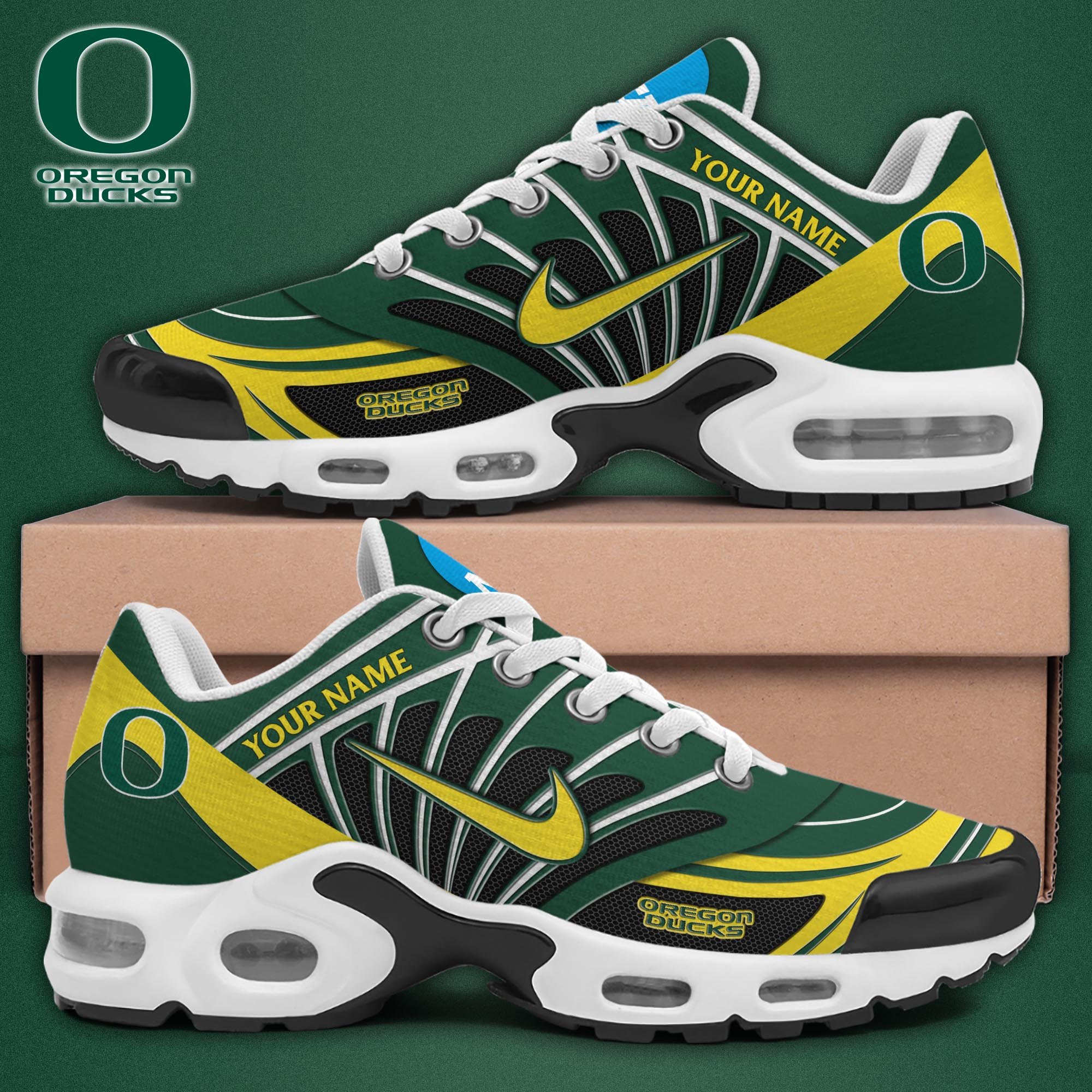 Oregon Ducks TN Shoes 2025 Version Custom Name, Sport Shoes For Fan, Fan Gifts EHIVM-04091703