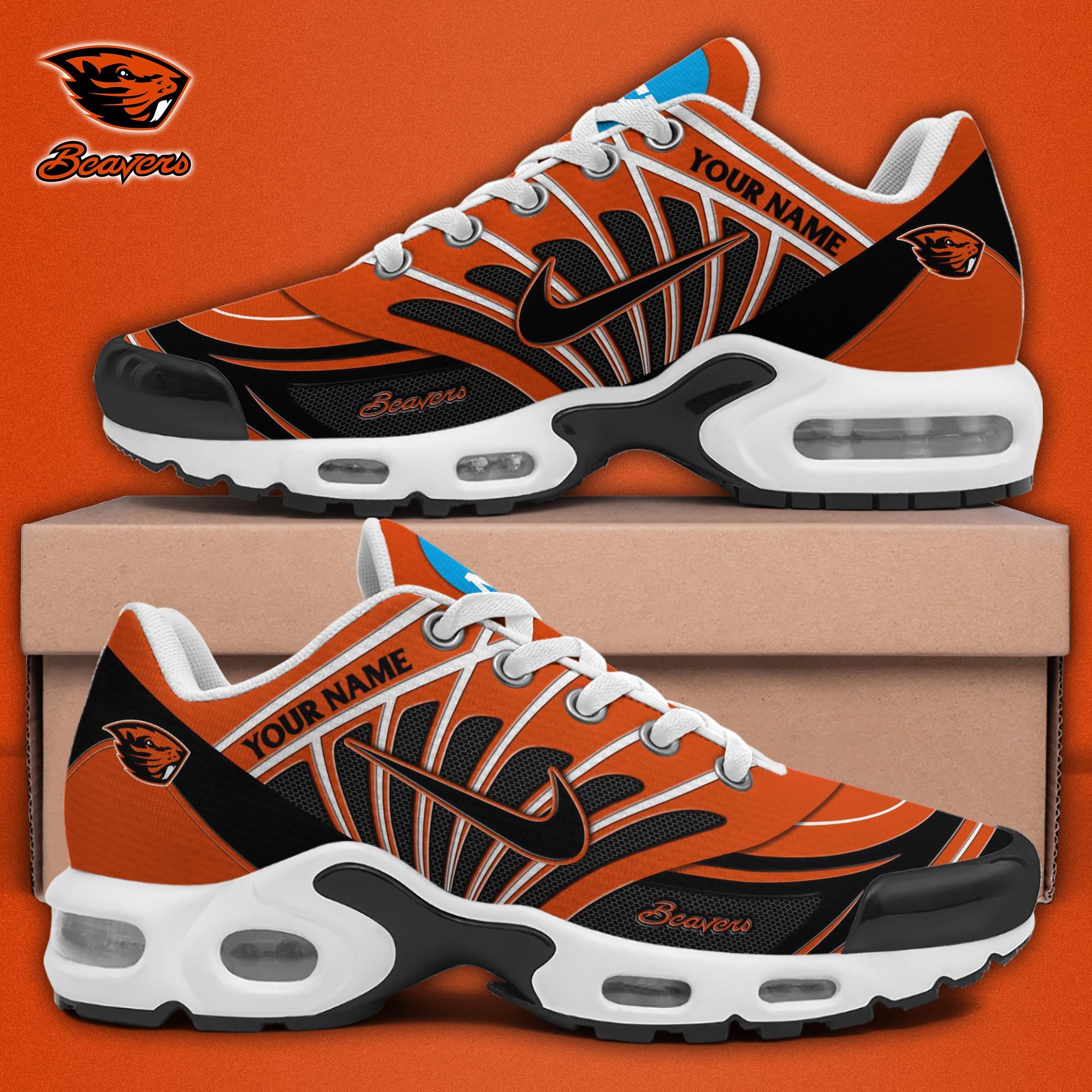 Oregon State Beavers TN Shoes 2025 Version Custom Name, Sport Shoes For Fan, Fan Gifts EHIVM-04091703