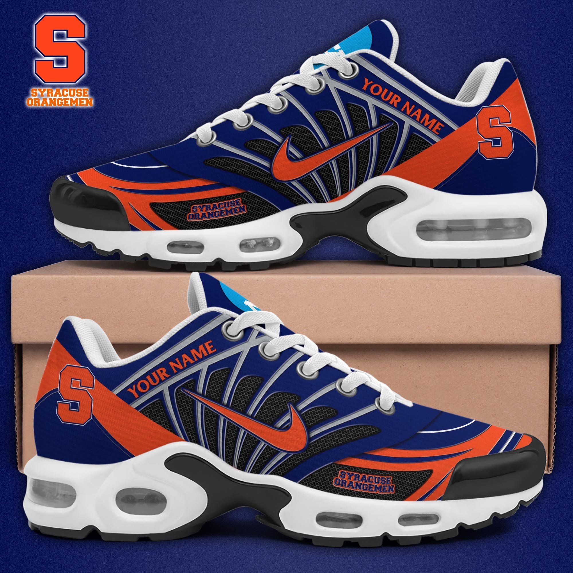 Syracuse Orange TN Shoes 2025 Version Custom Name, Sport Shoes For Fan, Fan Gifts EHIVM-04091703